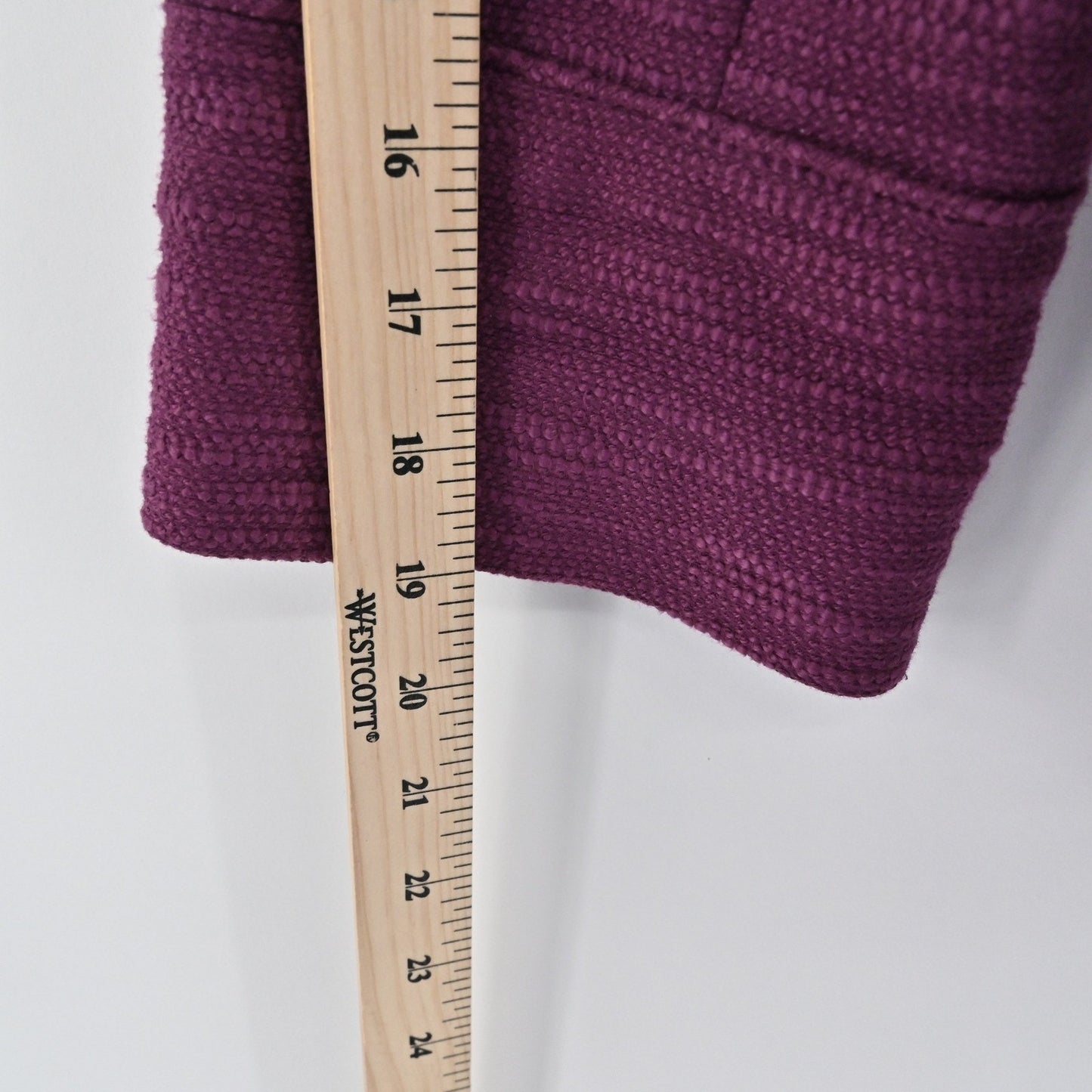 Classiques Entier Atelier Purple Textured 3/4 Sleeve Blazer Jacket - Women's