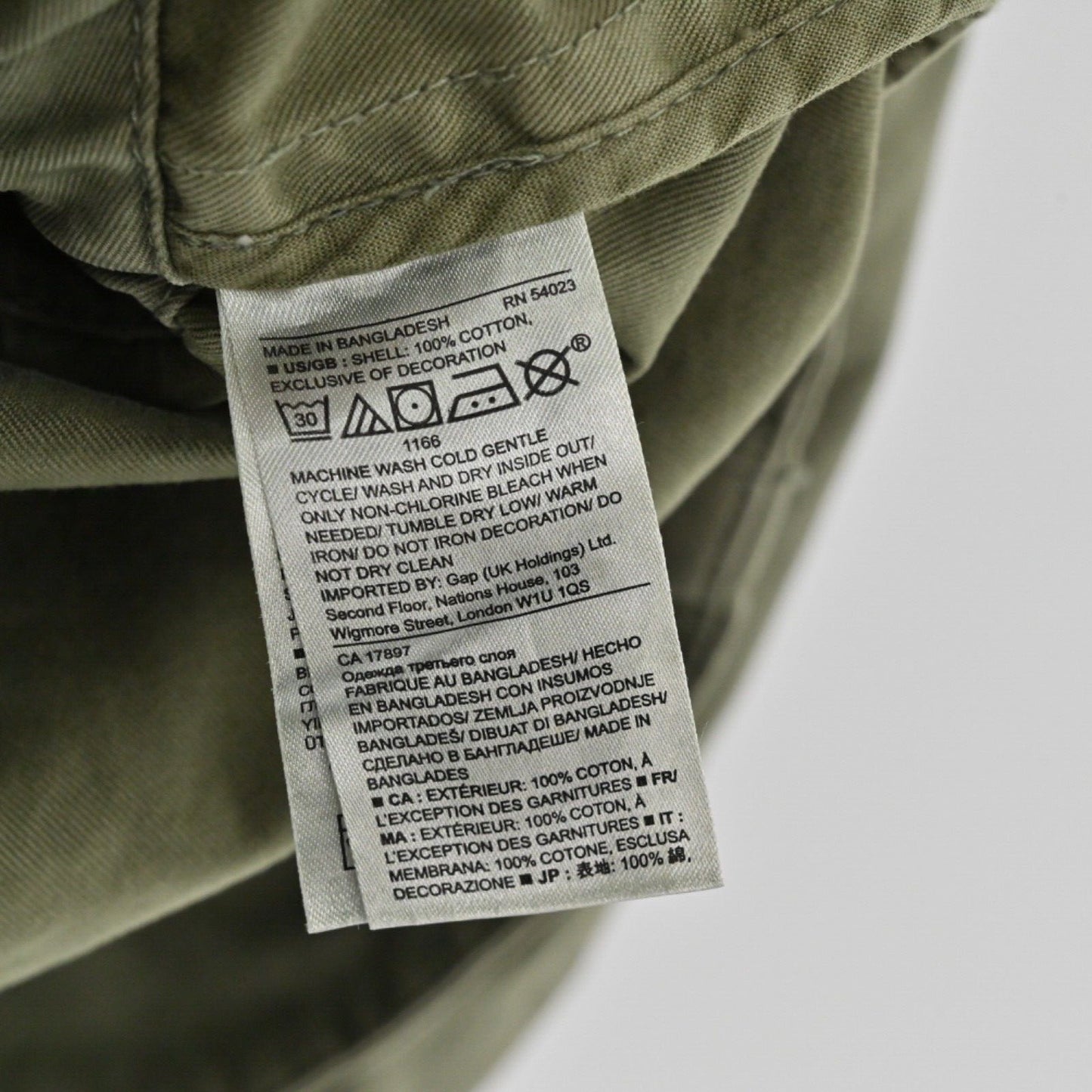 BANANA REPUBLIC Jacket Women Sz XS Green Cotton Floral Embellished Military Boho