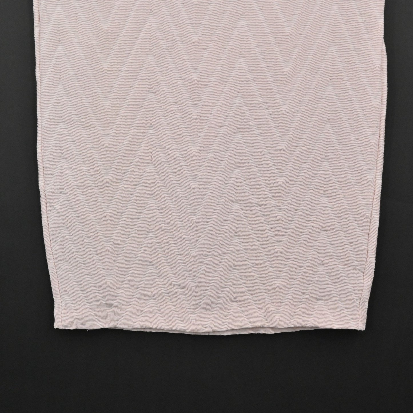 MAJE Chevron Textured Dress Size S Soft Pink Mod Twee Retro Twiggy Short Sleeve