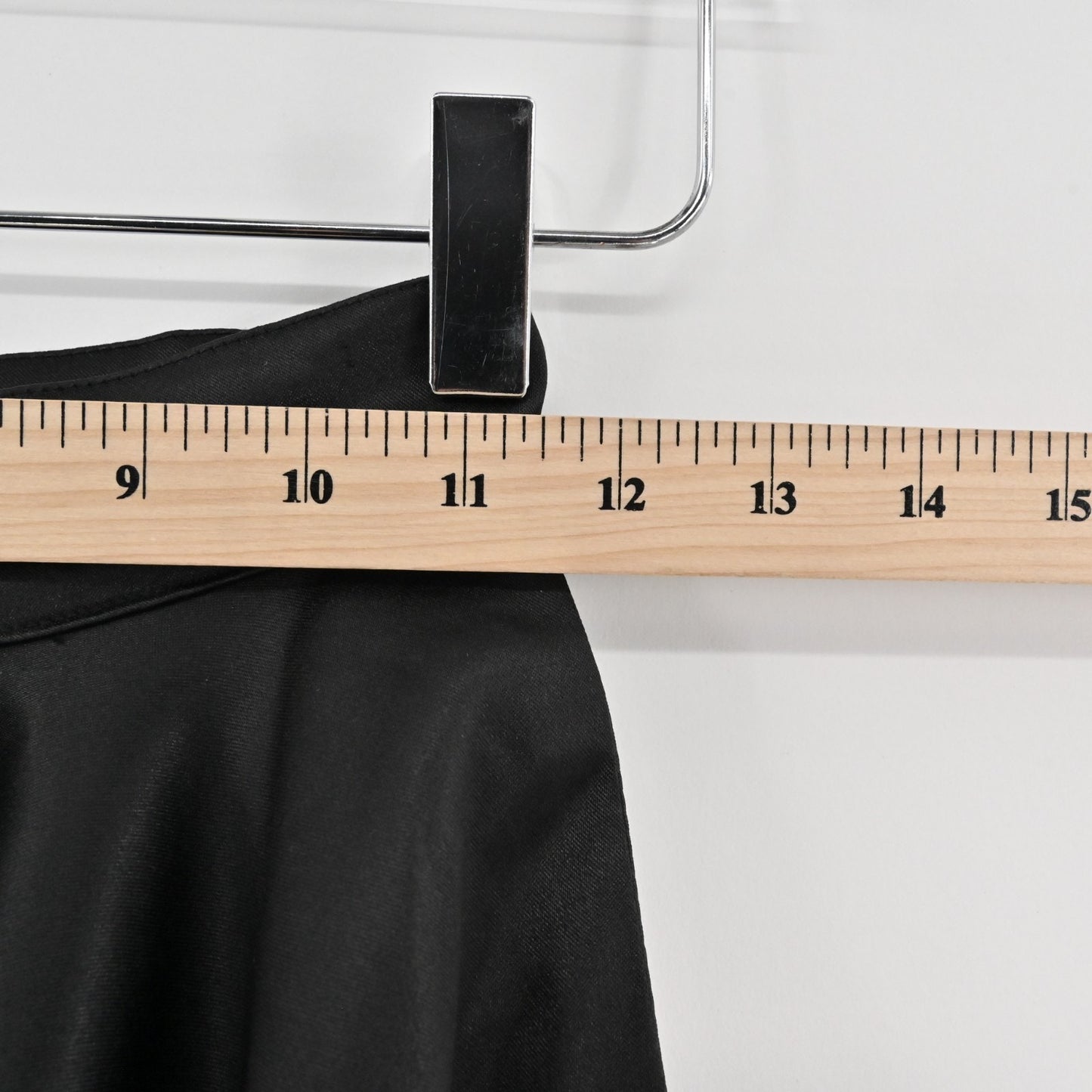 Vixen By Micheline Pitt Black Swing Skirt Size XS Satin Retro Classic Pinup Girl