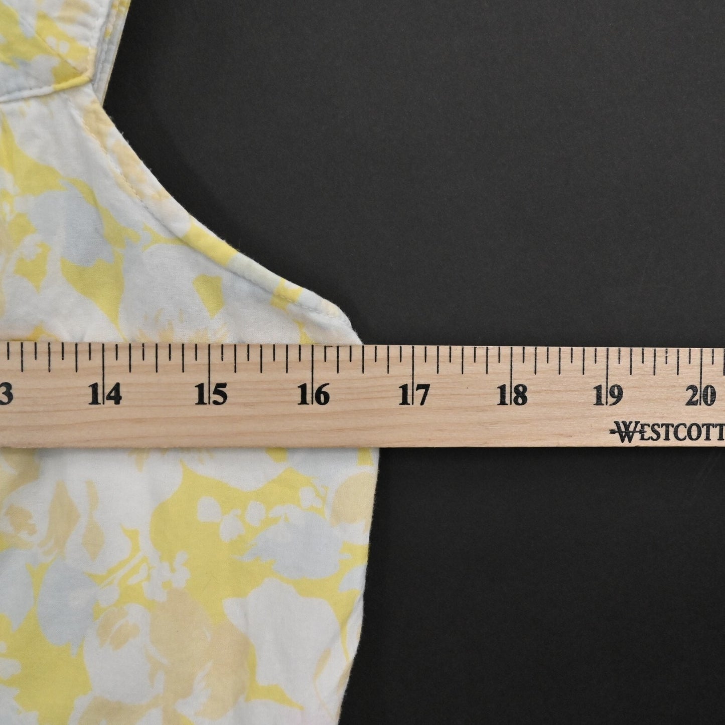 THE NINES BY HATCH Top Womens Size XS Maternity Yellow Floral Sleeveless Tank