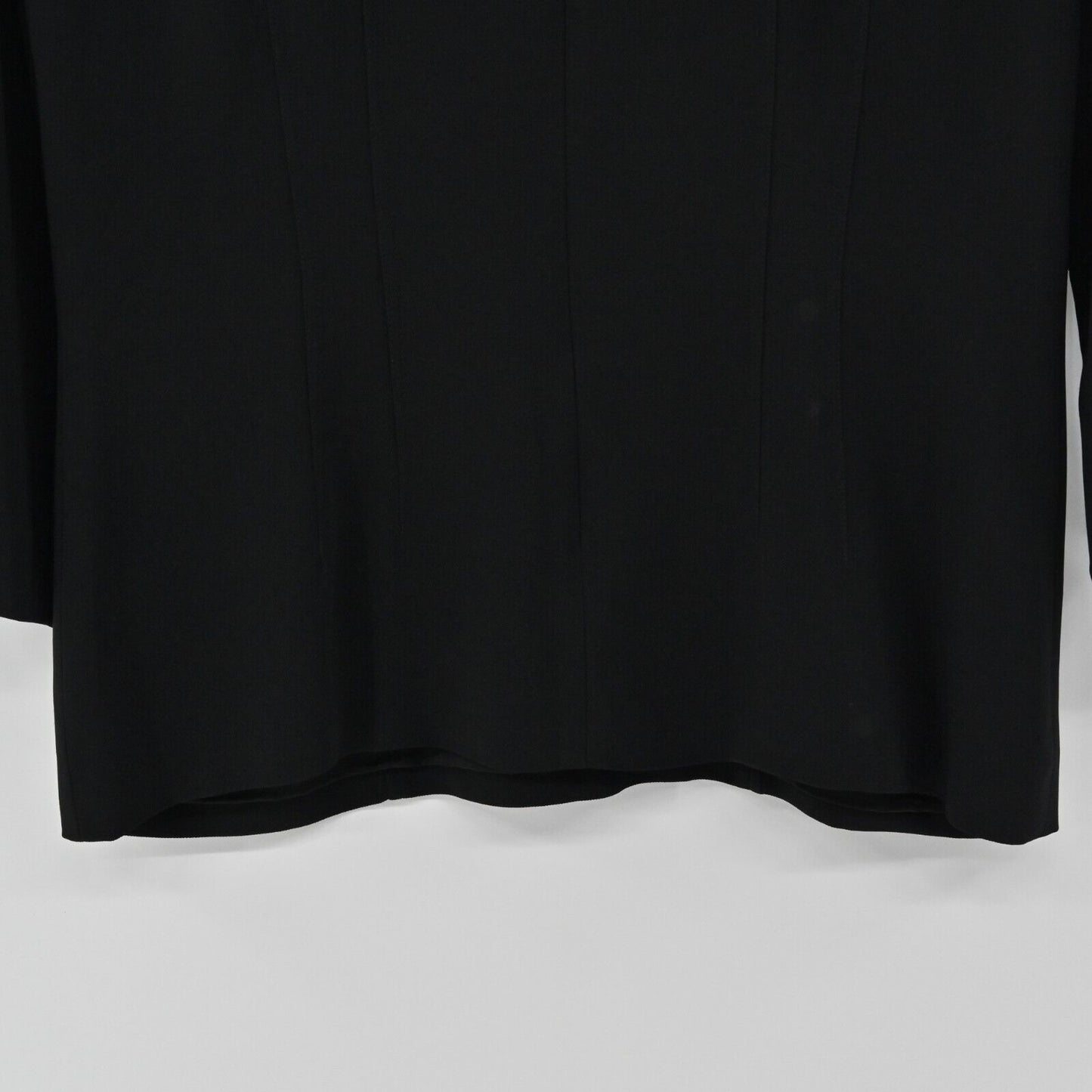 BROOKS BROTHERS Top Womens Size 4 Long Sleeve Classic Solid Black Lined Blouse