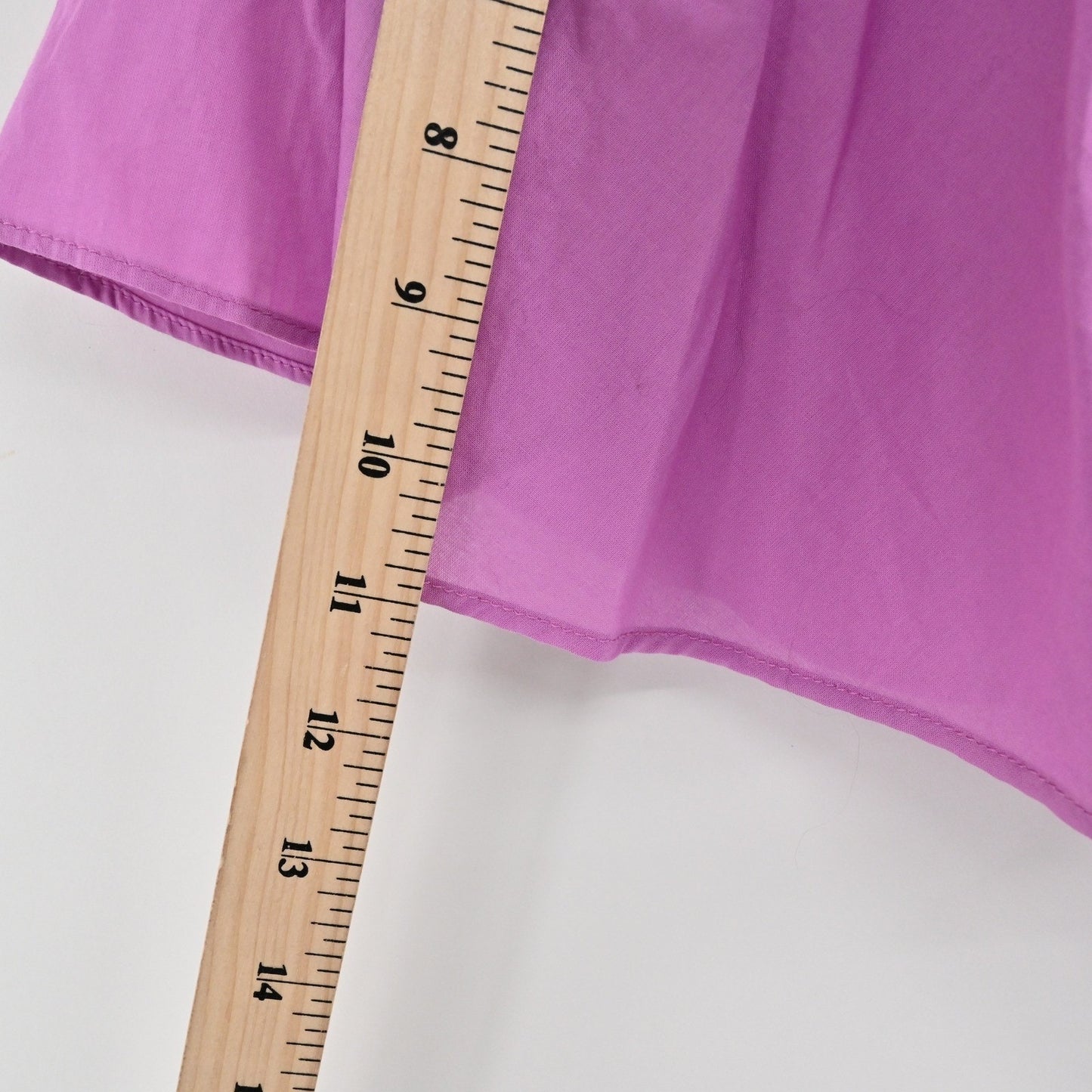 Anthropologie Maeve Womens Flutter Sleeve Top Size XS Lilac Coquette Blouse