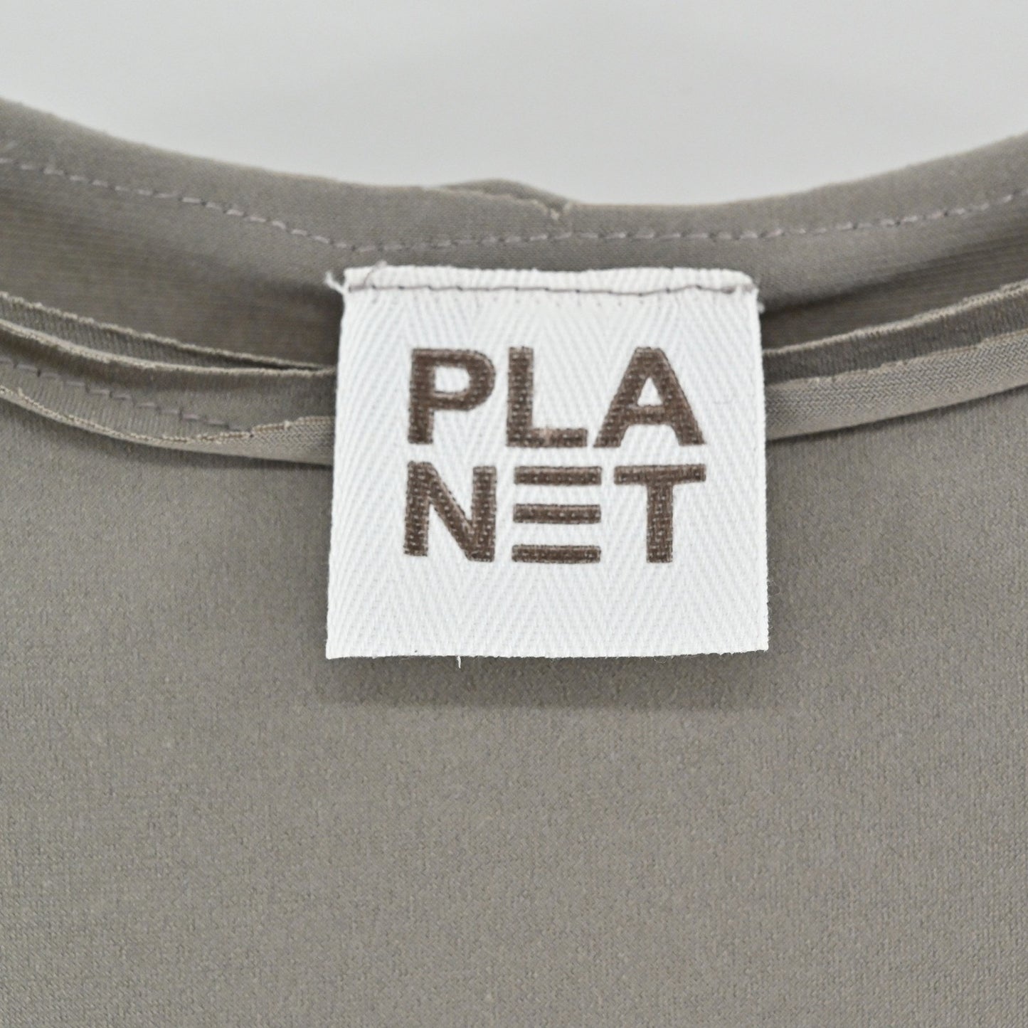 Planet Sleeveless Maxi Dress Size S/M Gray Minimalist Lagenlook Comfortable