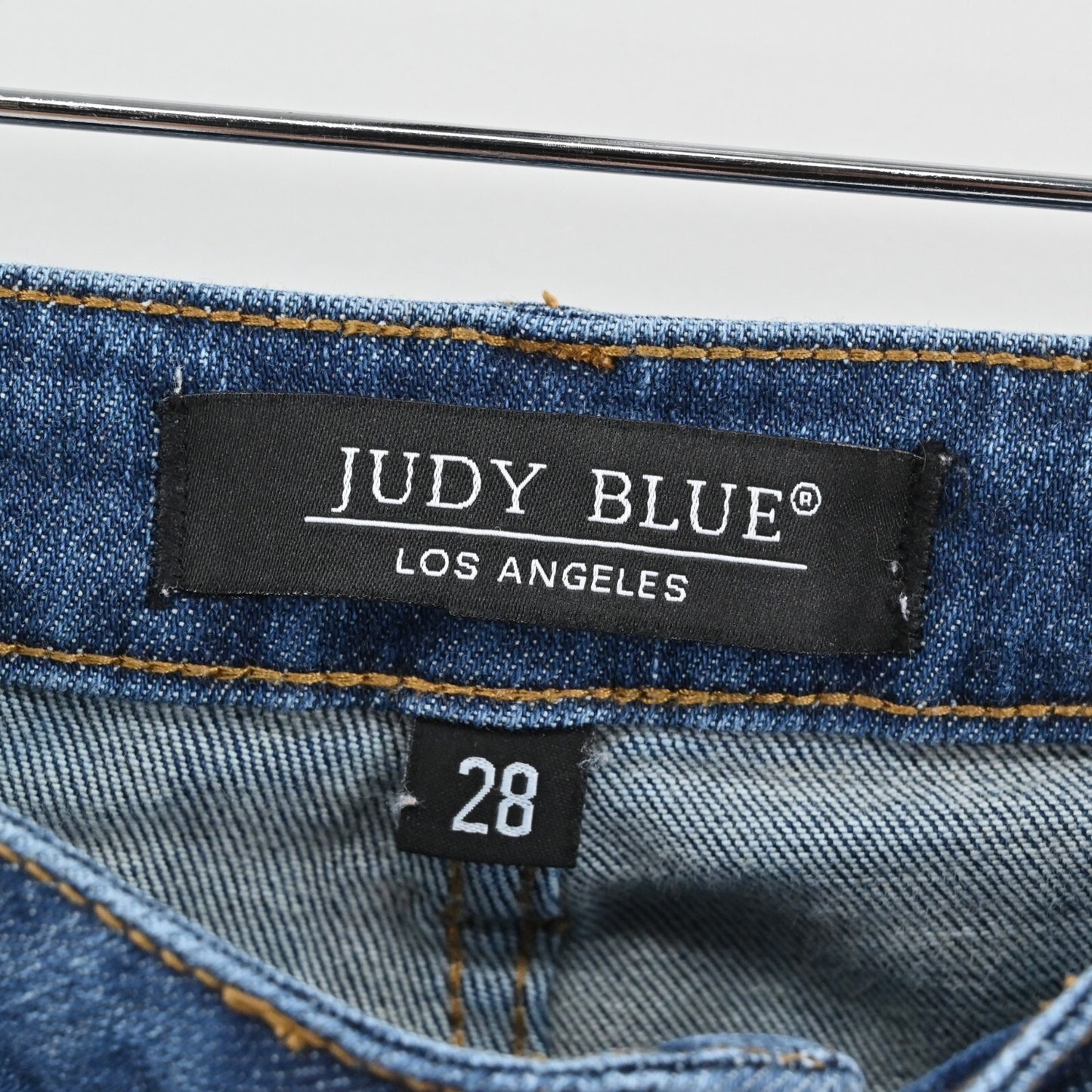 Judy Blue Womens Distressed Relaxed Fit Jeans Size 28 Stretch High Rise JB88242