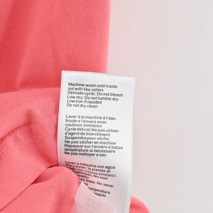 Psycho Bunny Mens Serge Embroidered Graphic Tee Size S Pink Pima Cotton Shirt