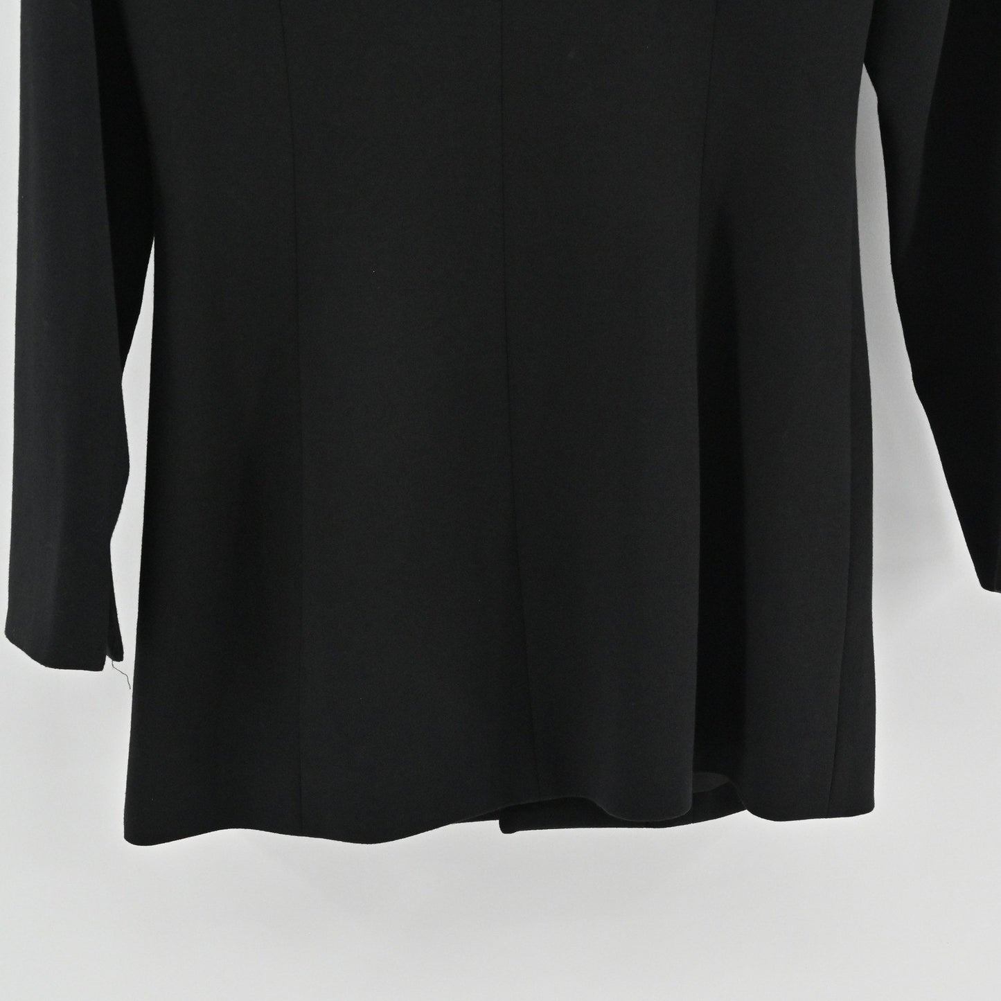 Badgley Mischka Beaded Jacket Size 6 Black Embellished Elegant Quiet Luxury Chic