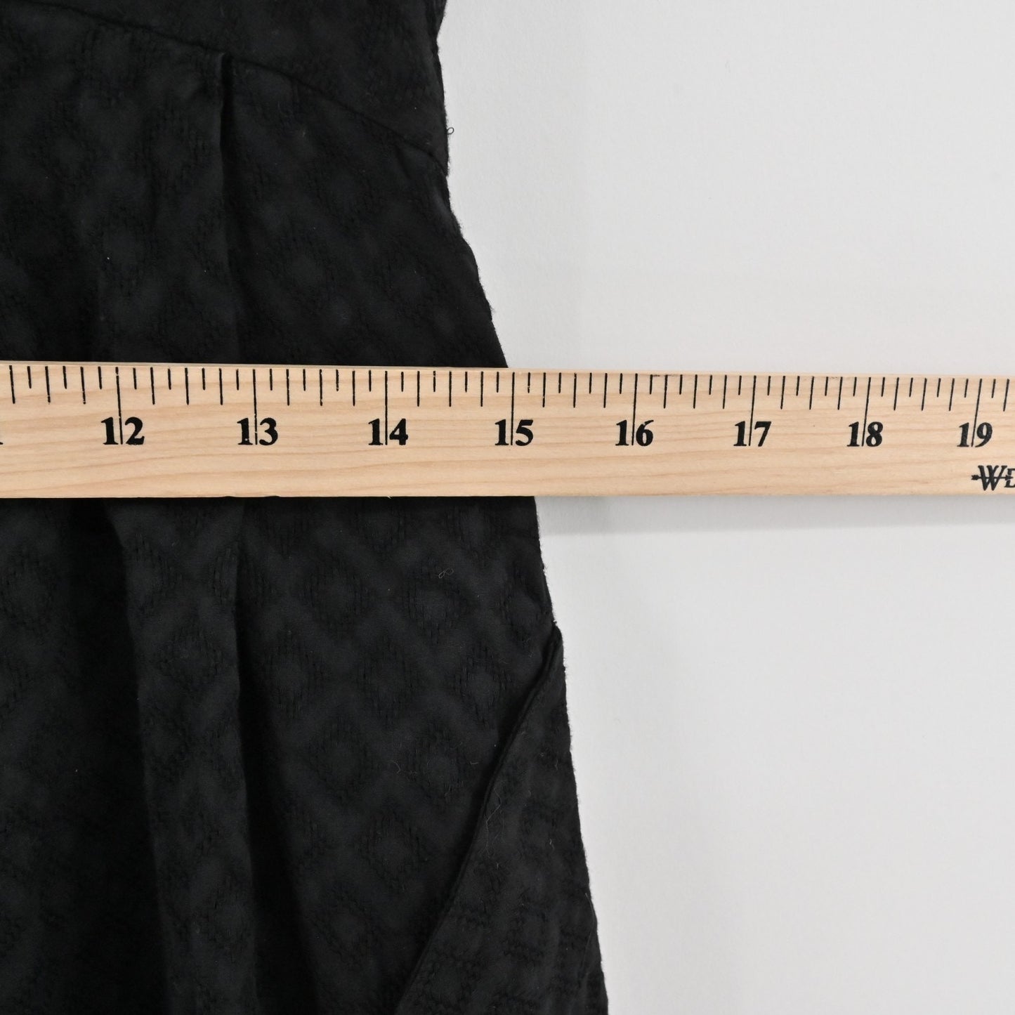 Anthropologie Postmark Four Corners Black Dress Size 00 Button Front Pleated