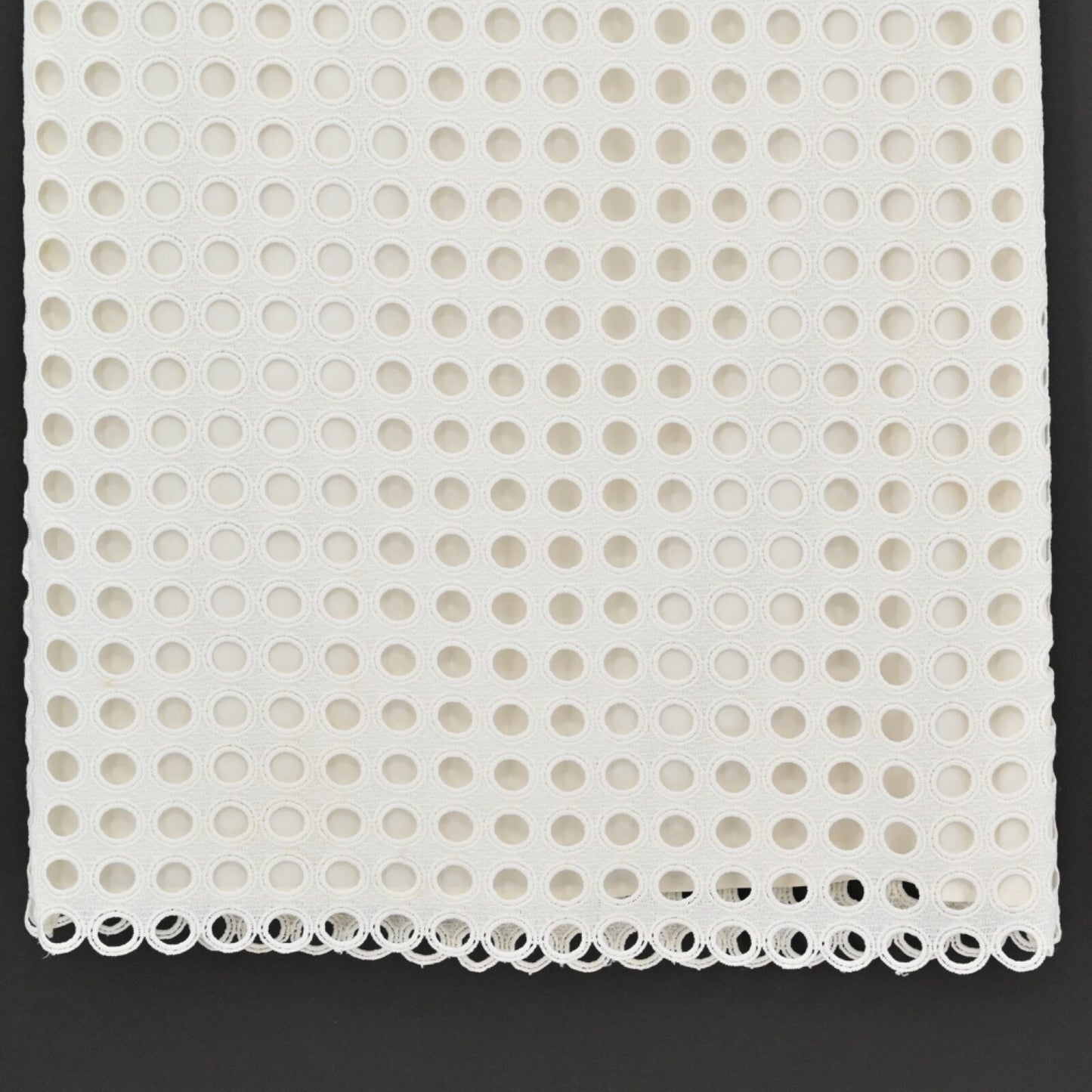 Catherine Malandrino Courtney Dress Size 0 White Eyelet Summer Shift Minimalist