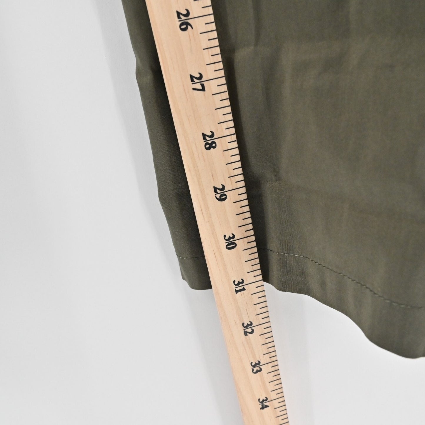 COTELAC Womens Pants Size 0 Olive Green Lightweight Casual Cotton Trouser Gorp