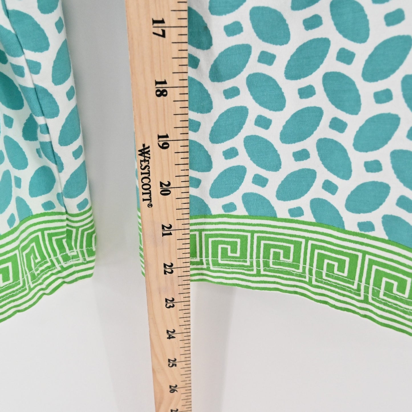 Barbara Gerwit Womens Cardigan Size XS Blue Green Coastal Preppy Cotton Button