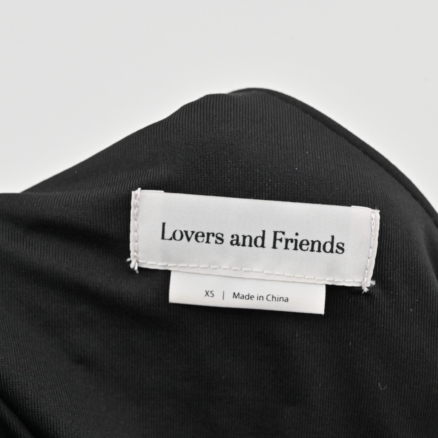 Lovers and Friends Womens Shaline Black Sequin Top Size XS One Shoulder Blouse