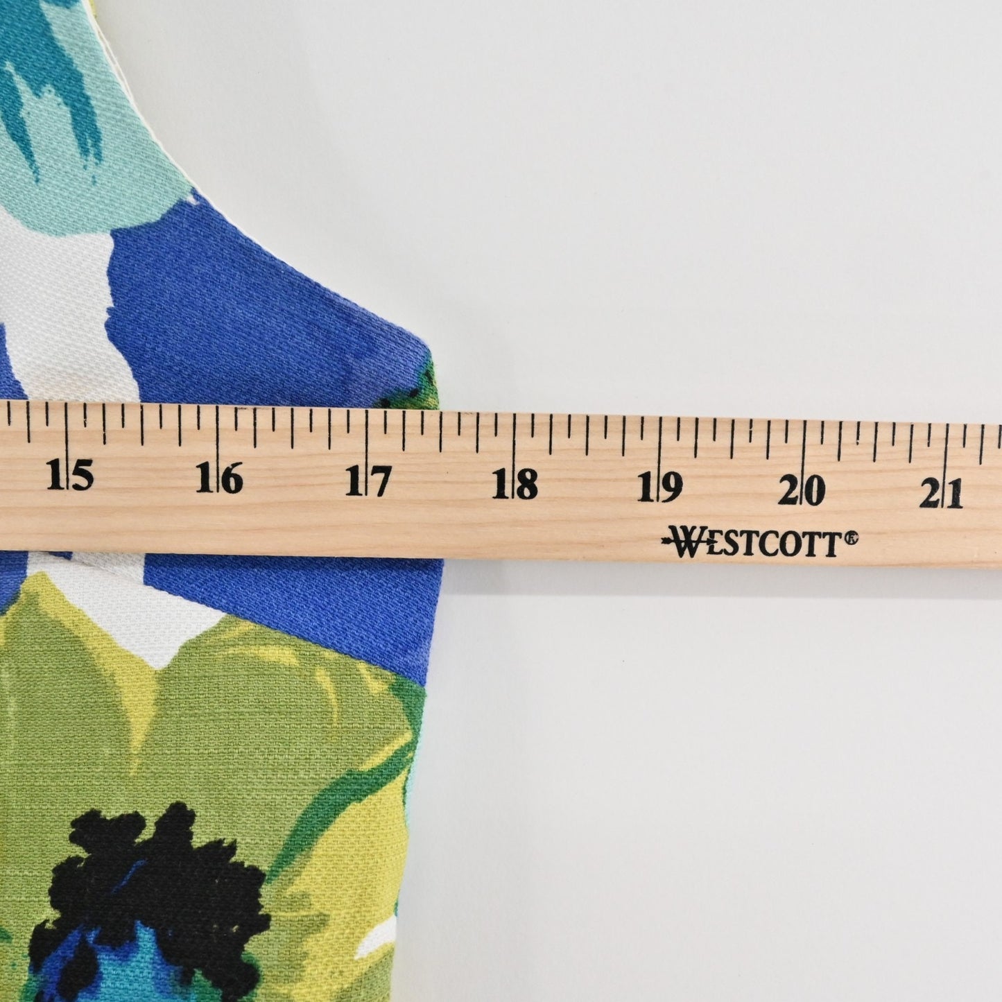 LOFT Floral Shift Dress Size 2 Blue Cotton Preppy Brunch Wedding Guest Church