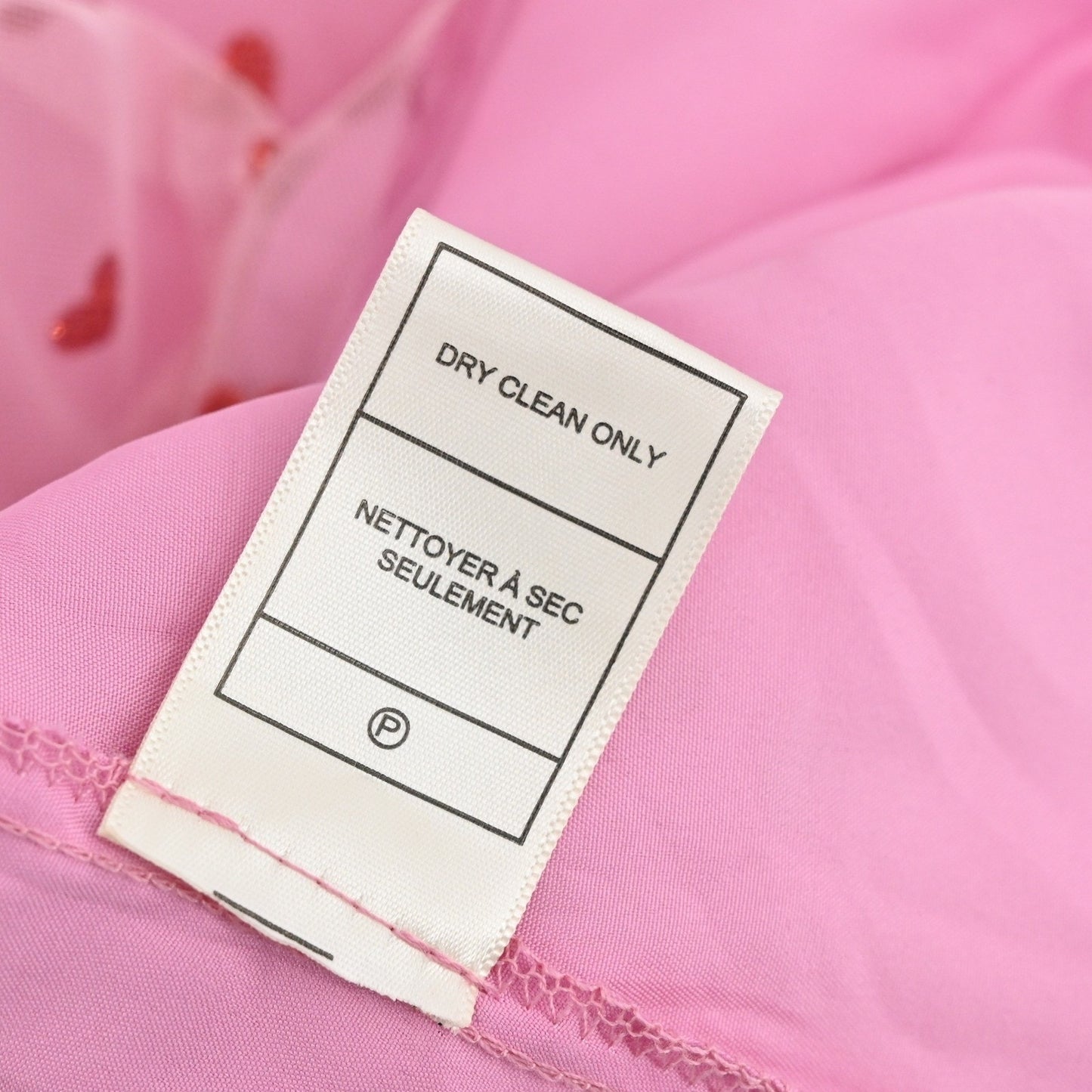 Betsey Johnson Foil Printed Tiered Sweetheart Dress Size 2 Heart Pink Romantic