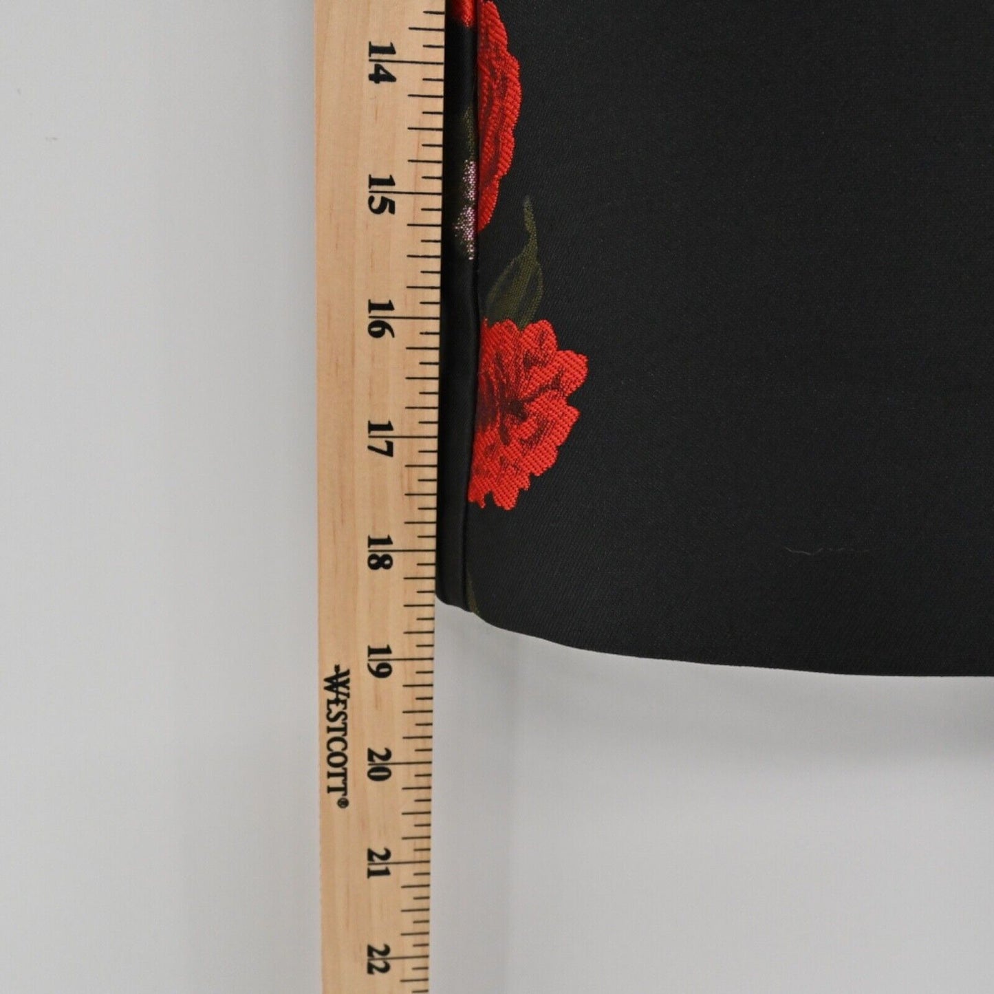HUTCH Skirt Womens Size S Black Floral Jacquard Mini A Line Flare ANTHROPOLOGIE