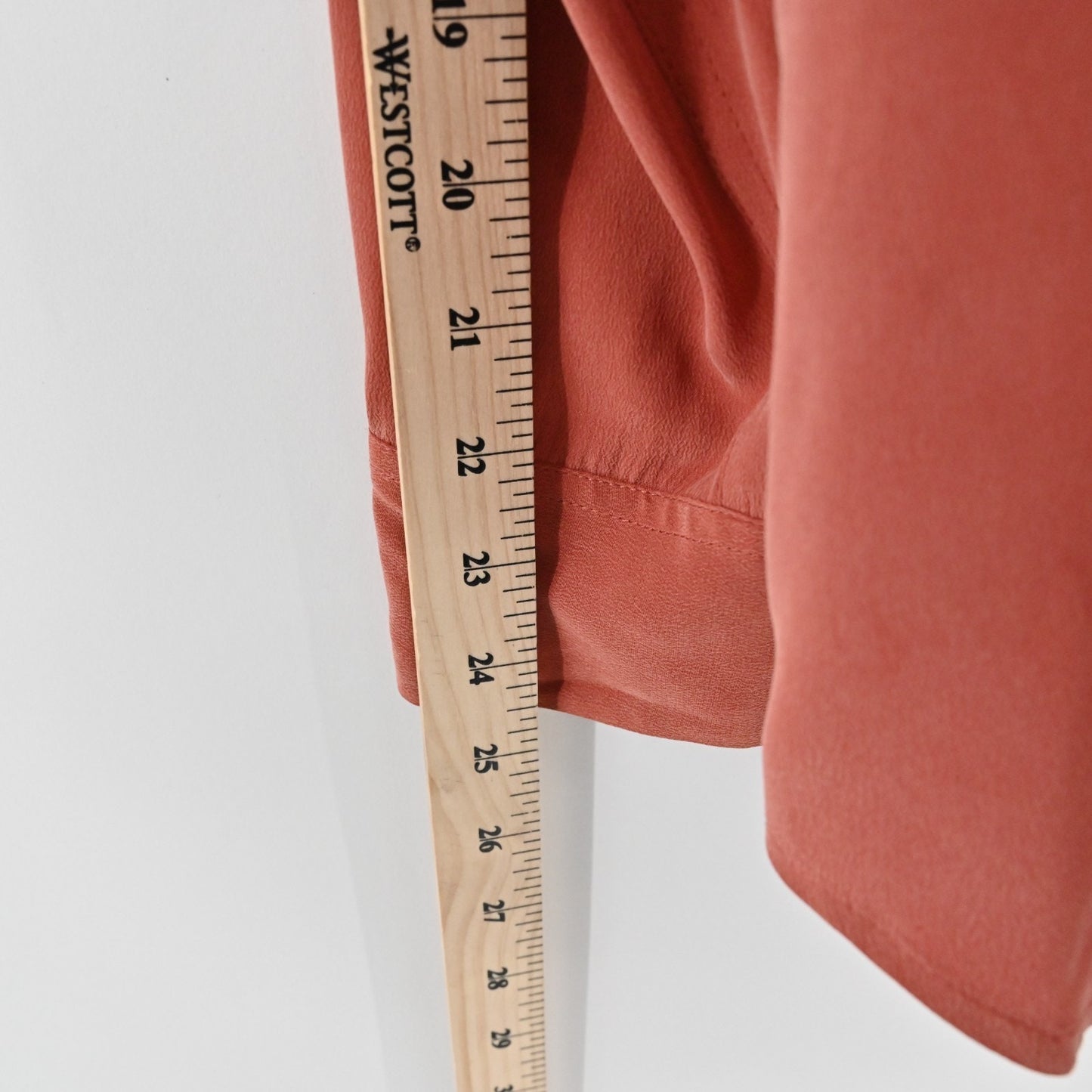 Equipment Womens Signature Silk Collar Shirt Size S Blouse Button Up Baked Clay