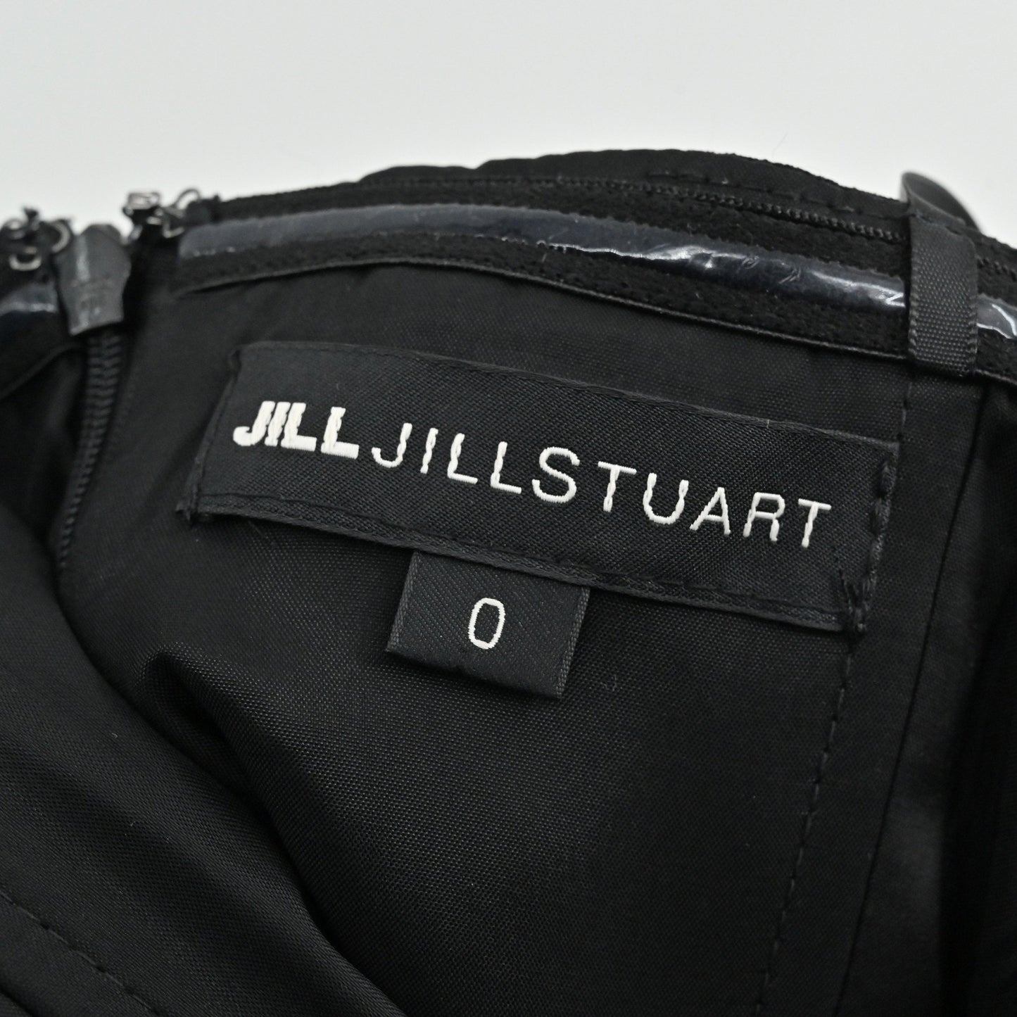 JILL STUART Two Tone Side Wrap Mini Dress Size 0 Black Green Cocktail Party Luxe