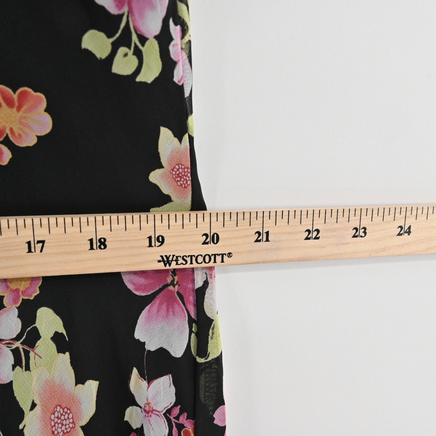 Vtg New York & Co Floral Midi Dress Size 14 Whimsigoth Fairygrunge Dark Romantic