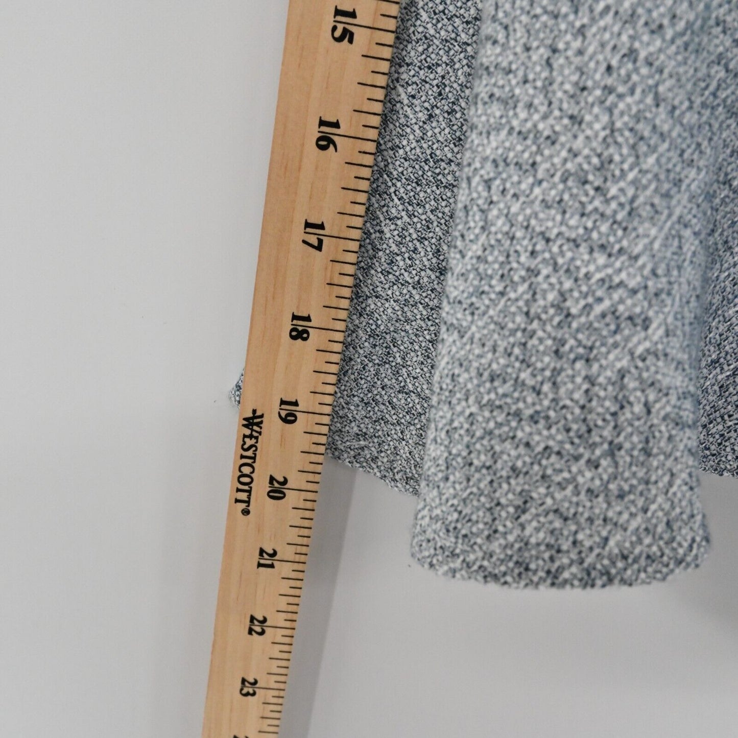 CHELSEA and WALKER Skirt Womens Size 4 Asymmetric Zipper Detail Tweed Mini