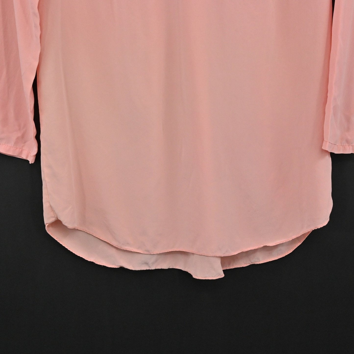 Amanda Uprichard Womens Pink Top Size S Blouse Long Sleeve Pastel Feminine Chic
