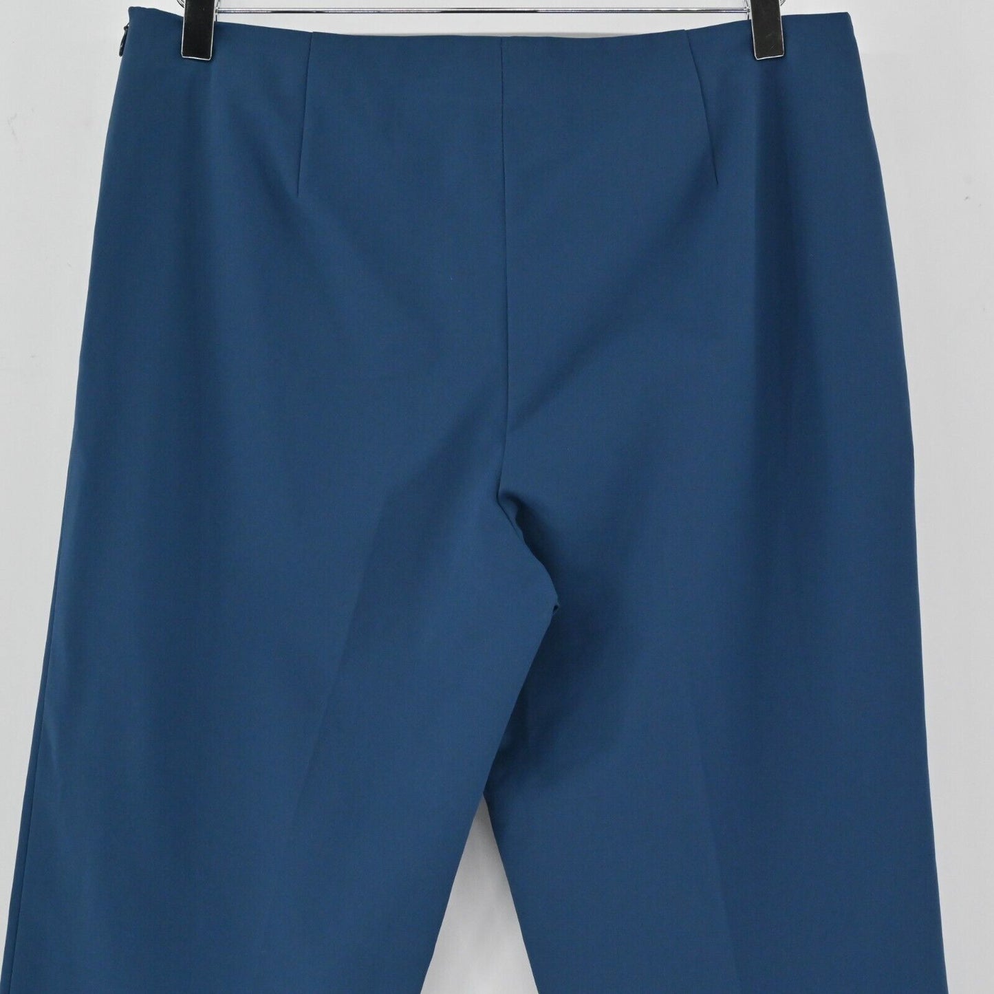 LAFAYETTE 148 Pants Womens Sz 8 Blue High Waisted Pull On Stretch Straight Ankle