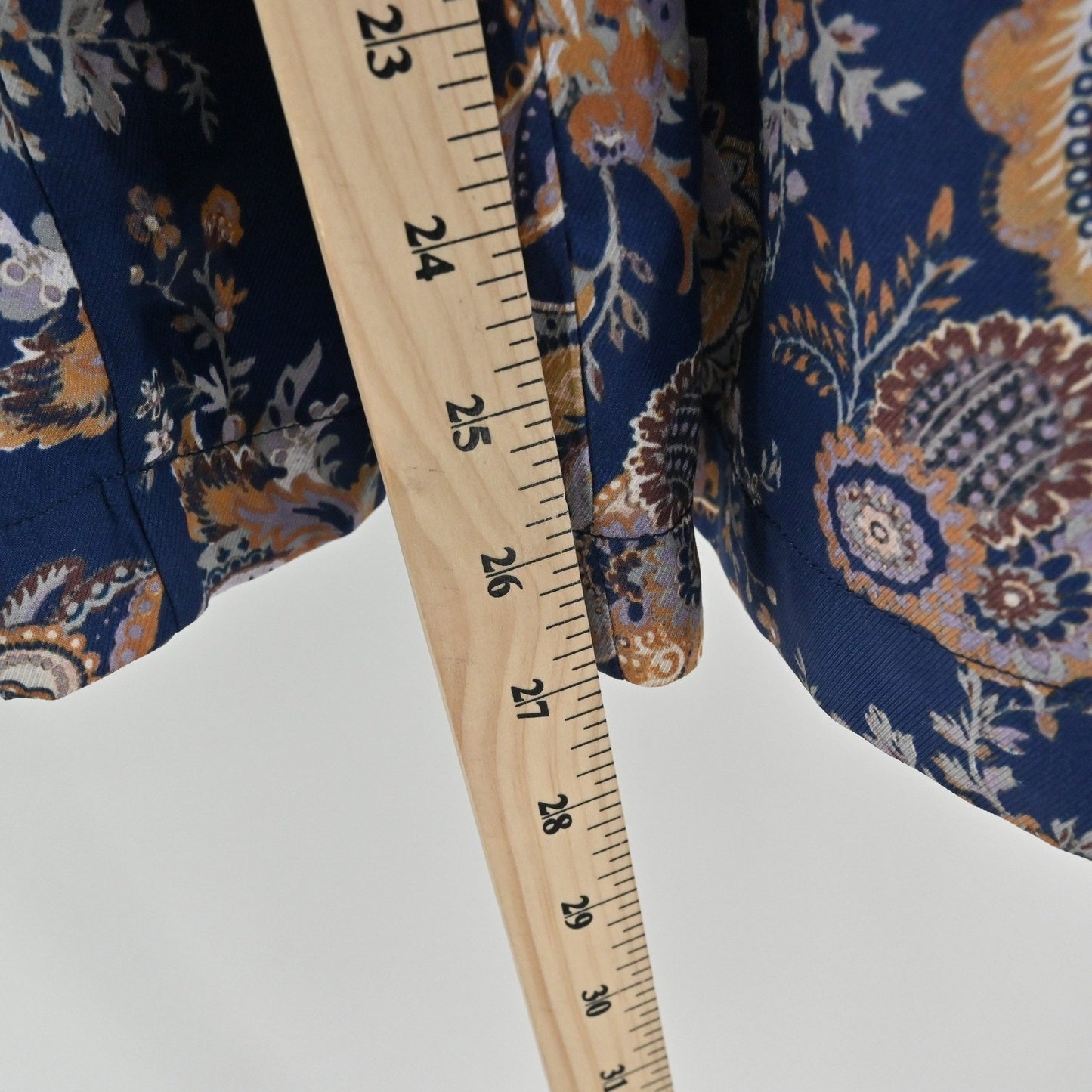 Anthropologie Ett Twa Paisley Jumpsuit Sz XXSP Boho Blue Floral Halter Whimsical