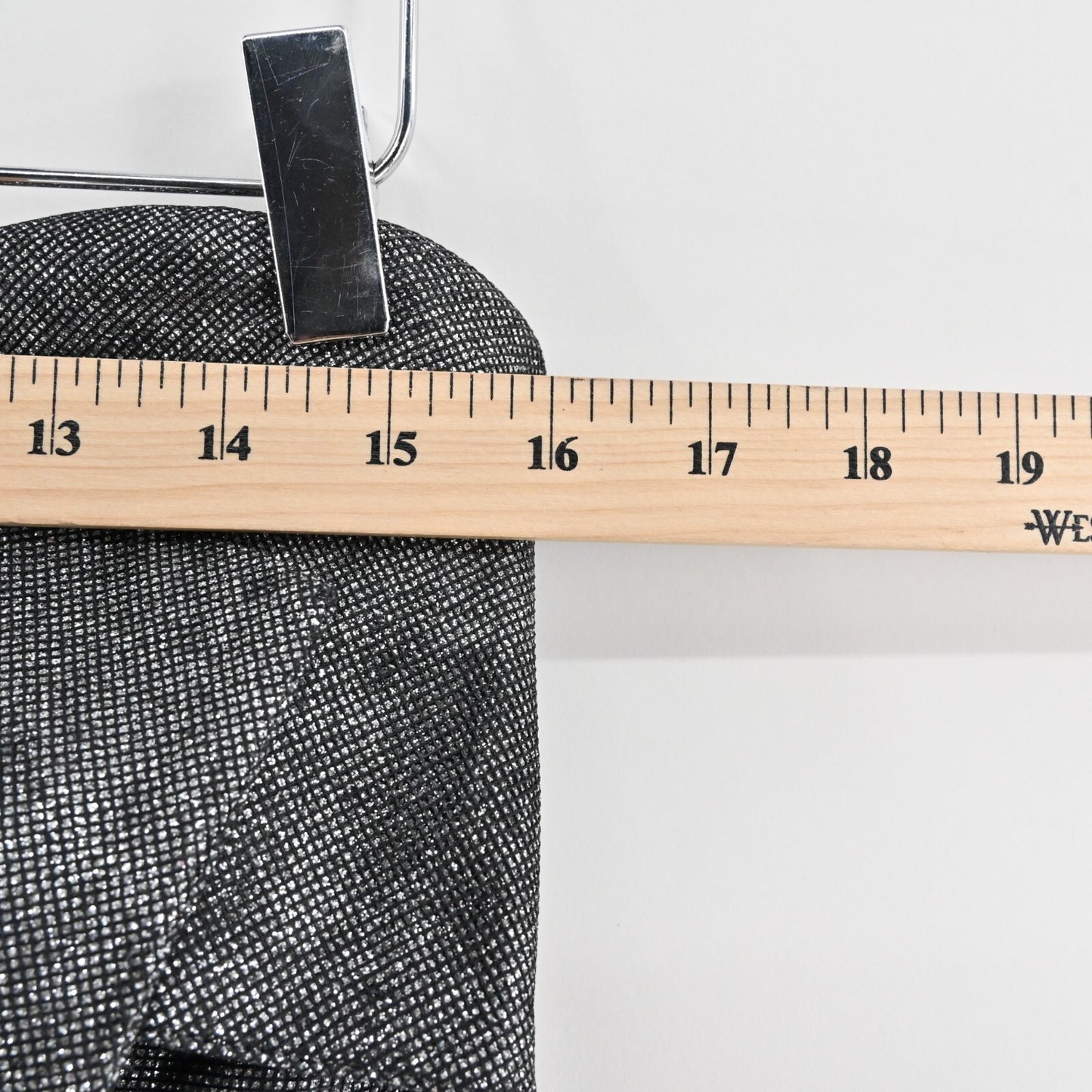 SAM EDELMAN Womens Cady Jumpsuit Size 4 Black Silver Glitter Strapless Bow NEW