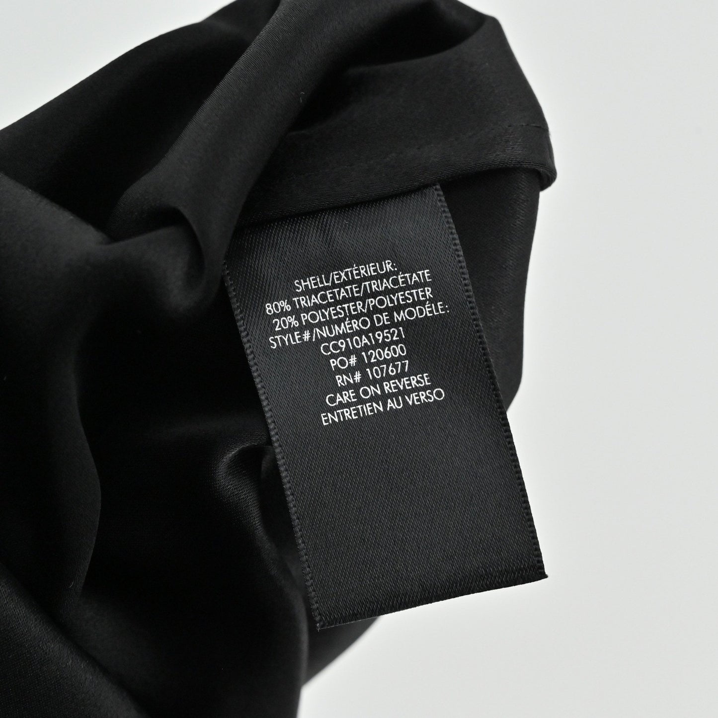 Alice Olivia Crystal High Tie Neck Halter Dress Size S Black Satin Sleeveless