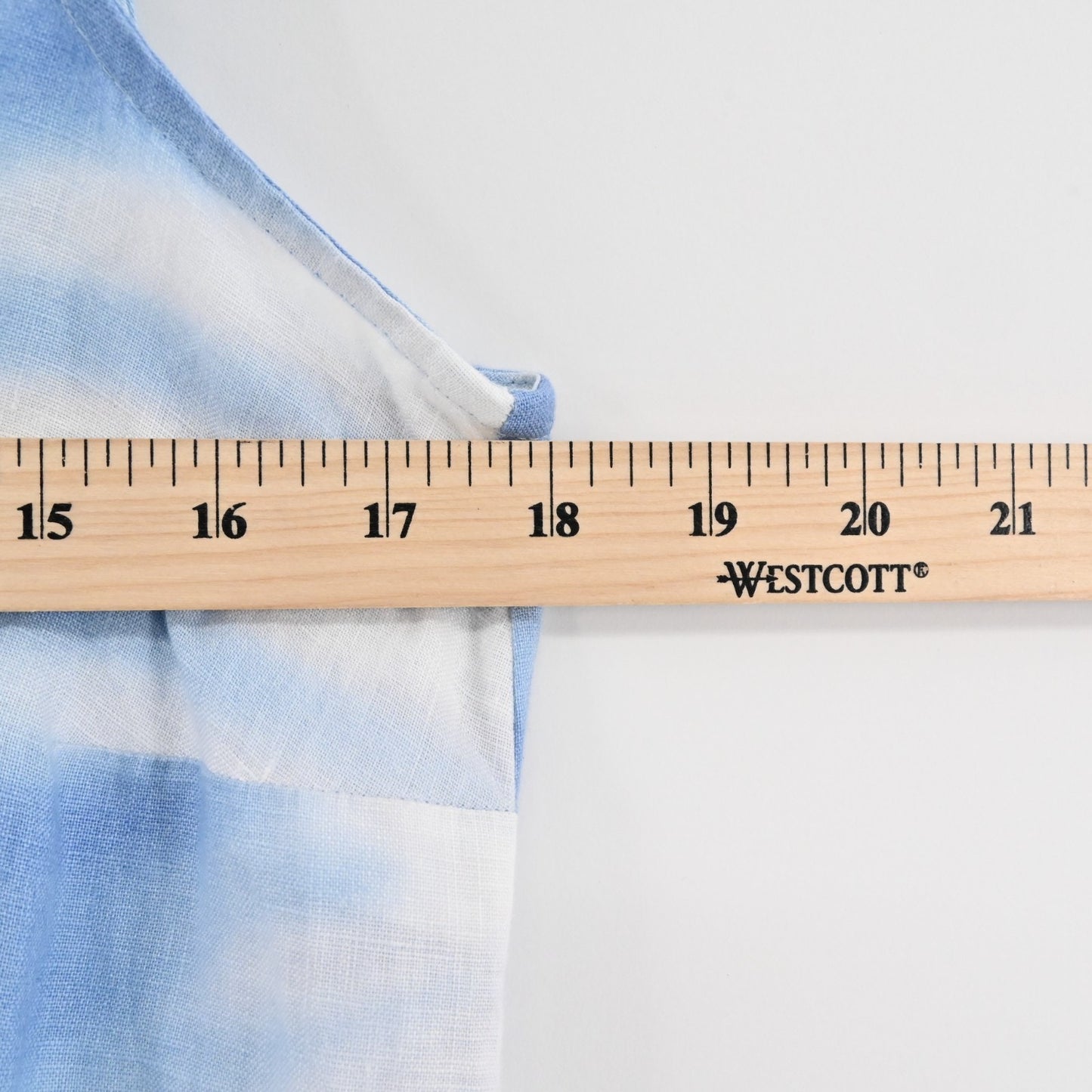 J Jill Love Linen Midi Dress Size XS ALine Breeze Abstract Palm Leaf Blue White