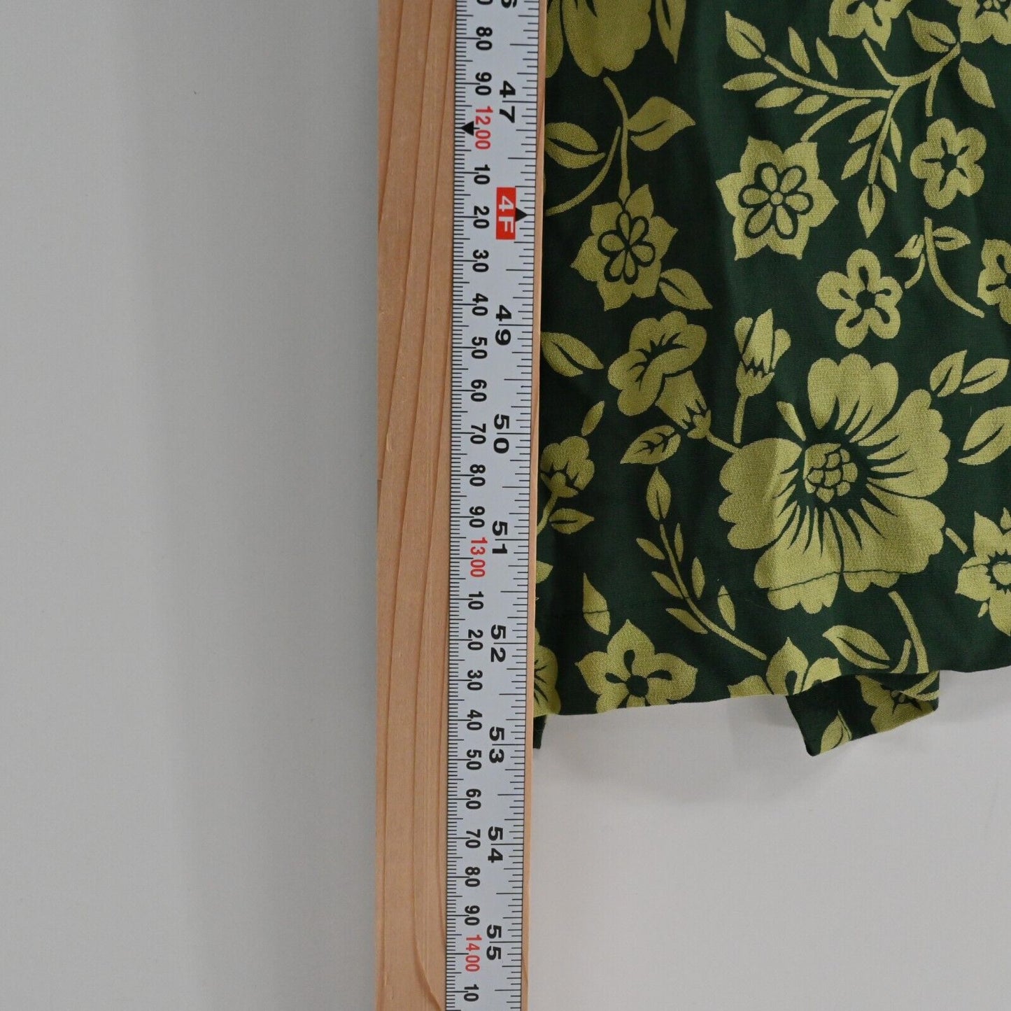 Vtg OLD NAVY Dress Womens Size 8 Green Tropical Floral Print Sleeveless Maxi