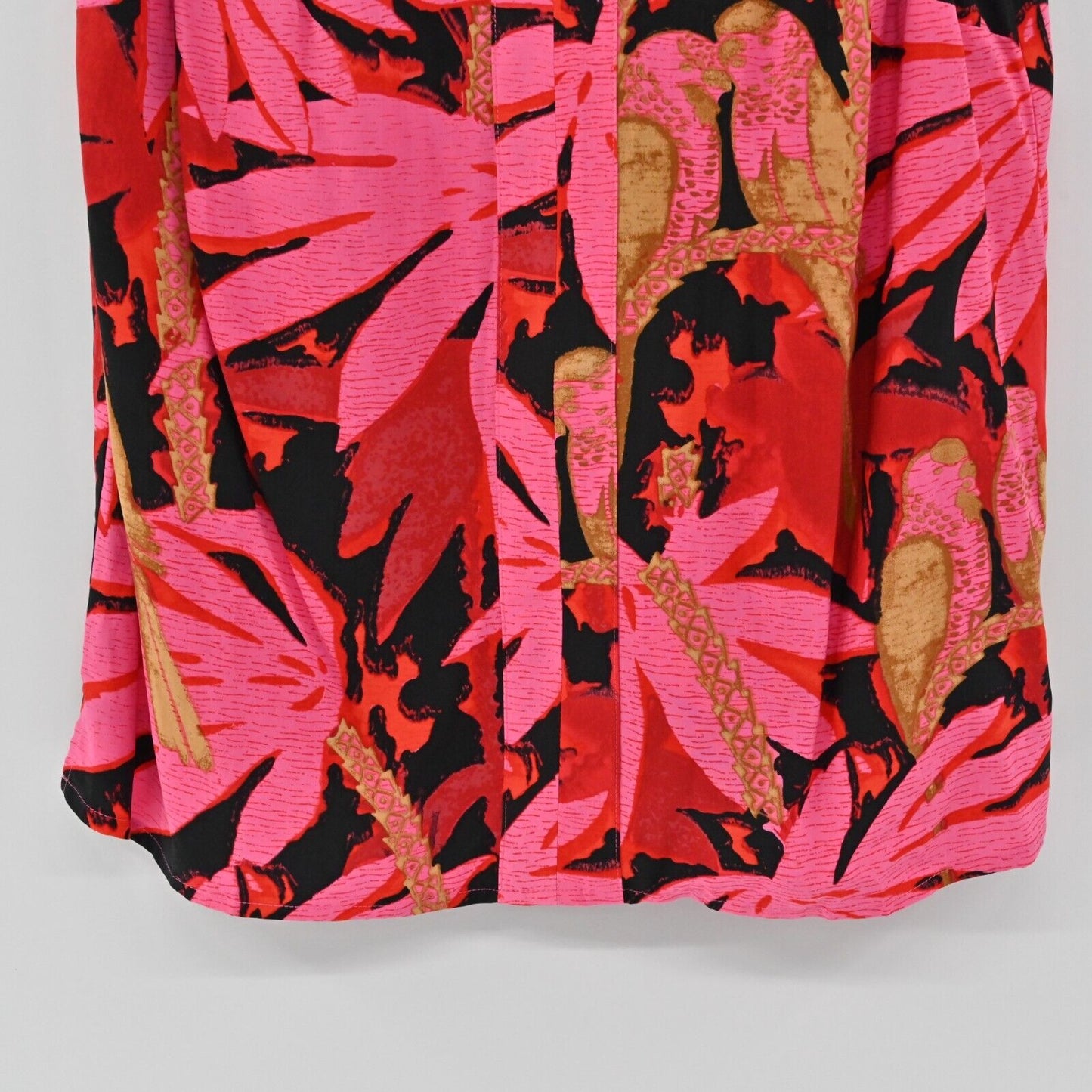 J CREW Top Womens Sz S Bruna Tie Shoulder Antigua Leaves Print VNeck Sleeveless