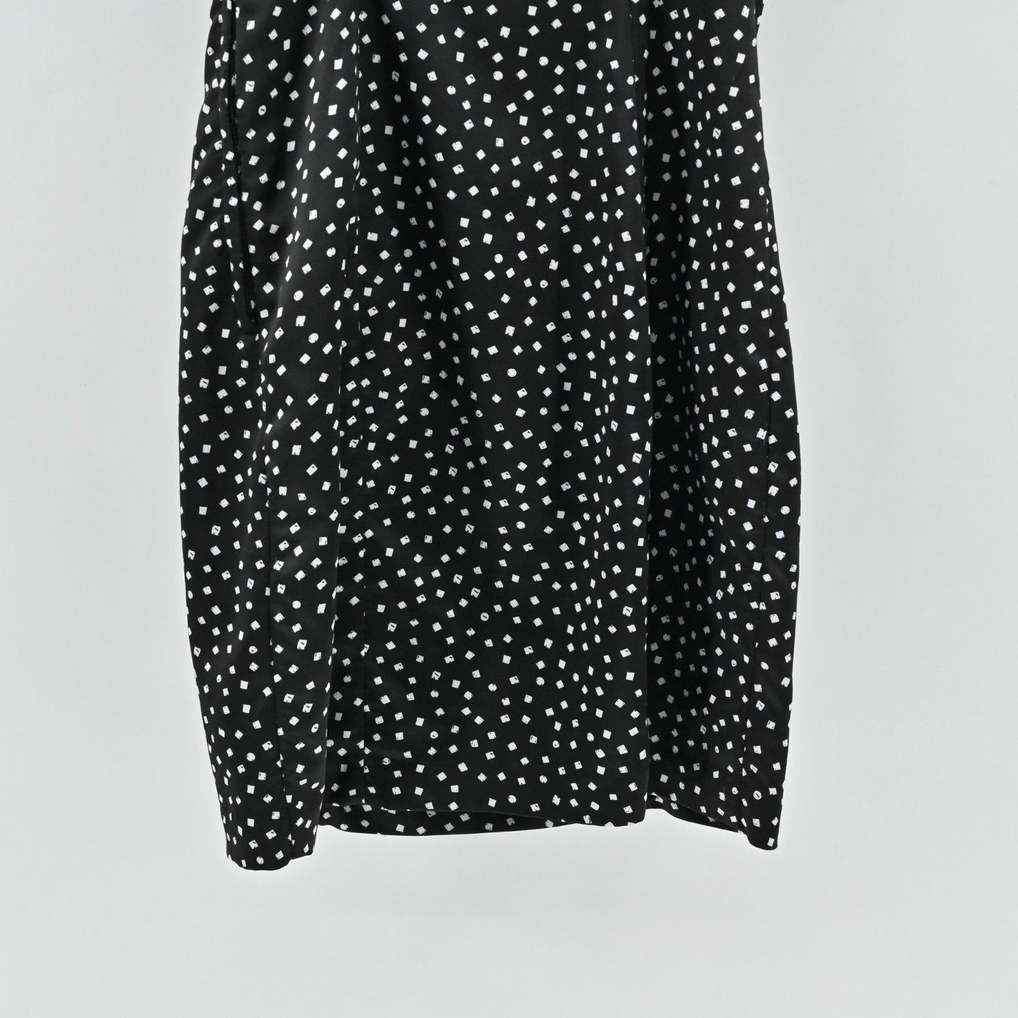 Vtg Y2k Guess Pin Up Dress Size 0 Rockabilly Polka Dot Retro Black White Ruched