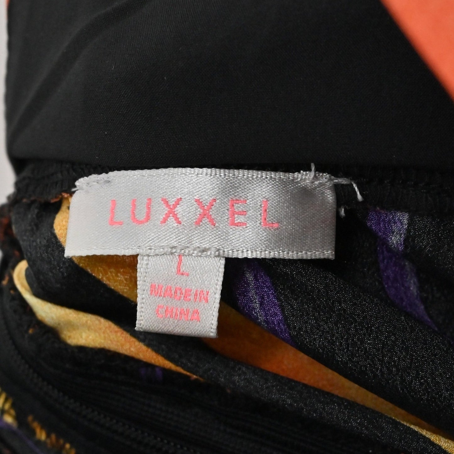 Luxxel Maxi Dress Dress L Multicolor Striped Sleeveless V Neck Twist Front Boho