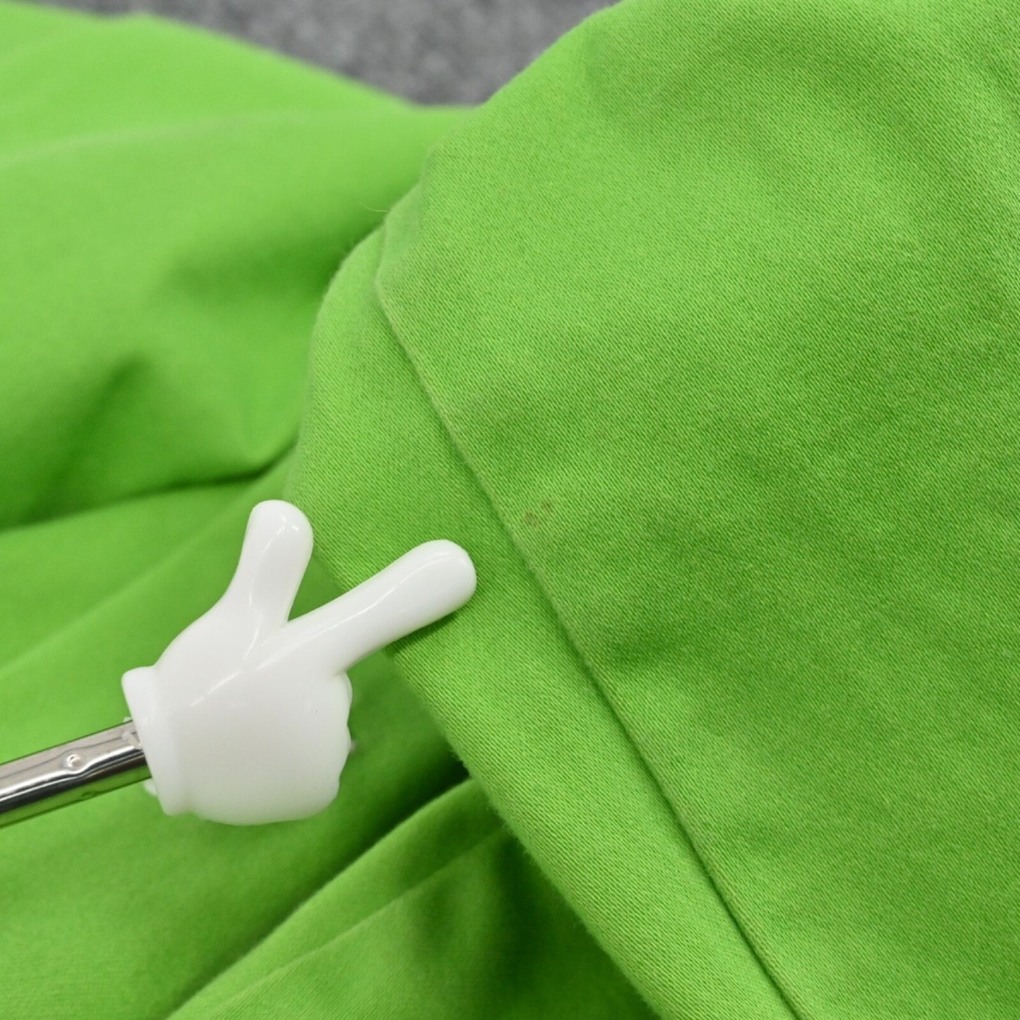 Vtg SAG HARBOR Green Embroidered Dress Size 10P Daisy Cotton Vibrant Bright Boho