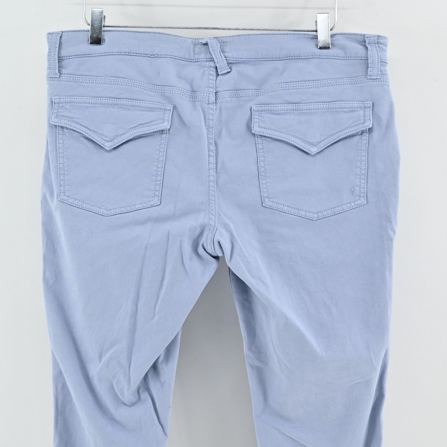 Joie Womens Park Skinny Pants Size 34 Blue Zip Pocket Utility Cargo Stretch Chic