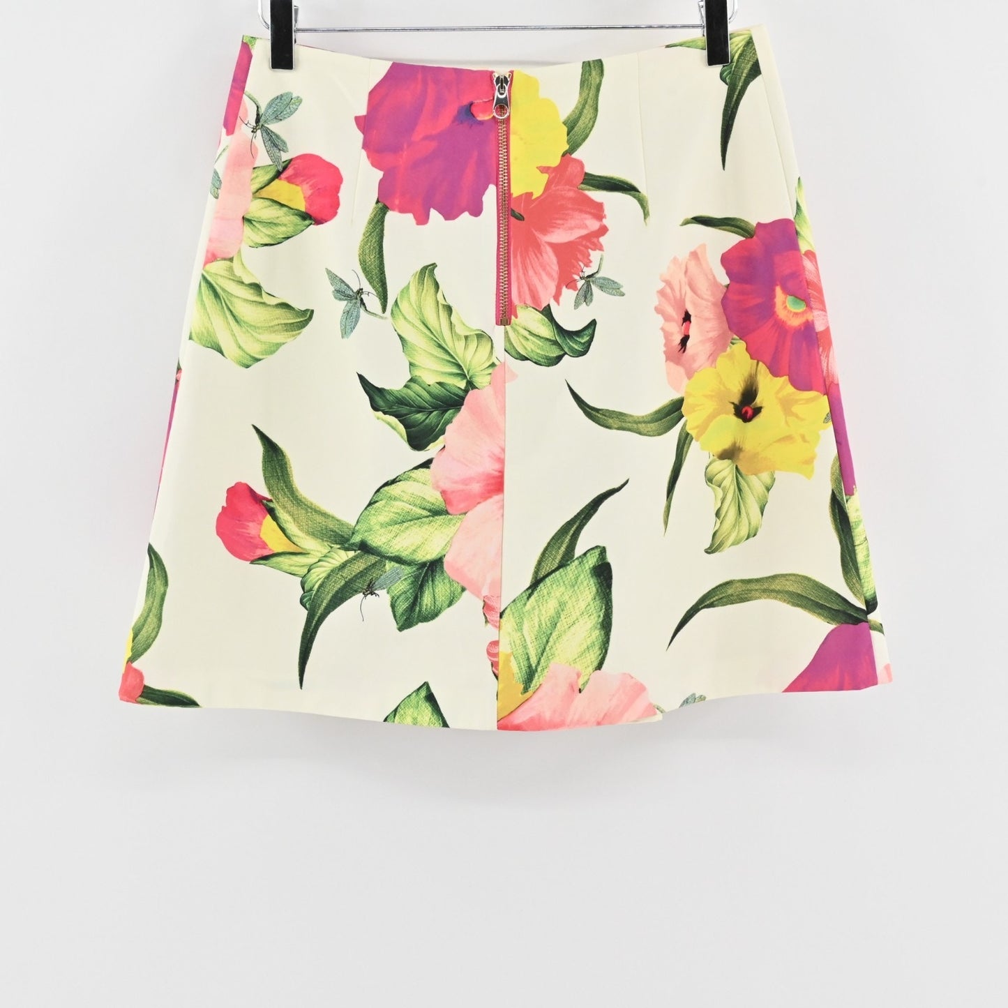 Ted Baker Floral Mini ALine Skirt Size S Flower at High Tea Print Casual Chic