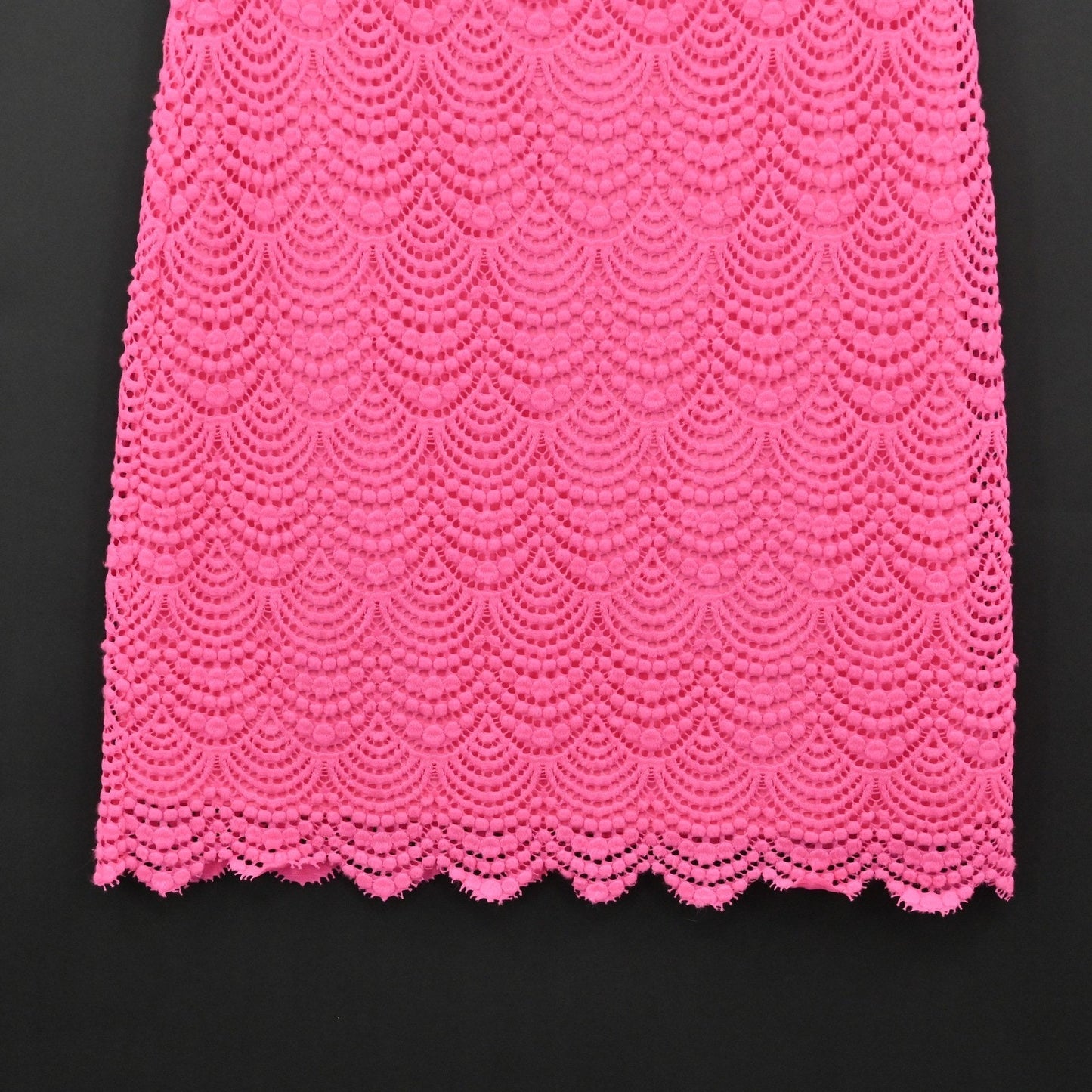 Lilly Pulitzer Jade Off The Shoulder Mini Dress Size XS Pink Lace Preppy Boho