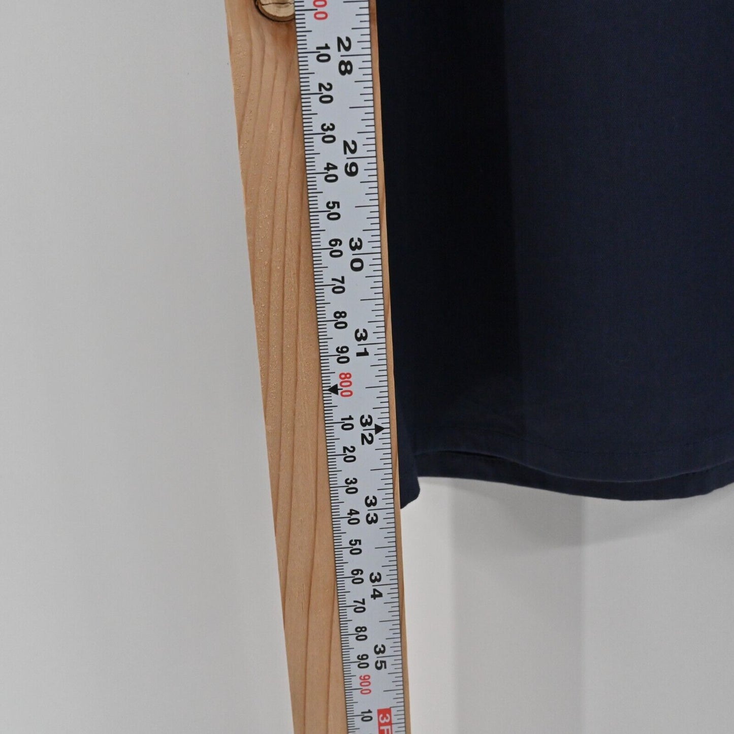KOCH Dress Sz S Embroidered Trim Navy Long Sleeve Cotton Poplin Cottagecore Boho