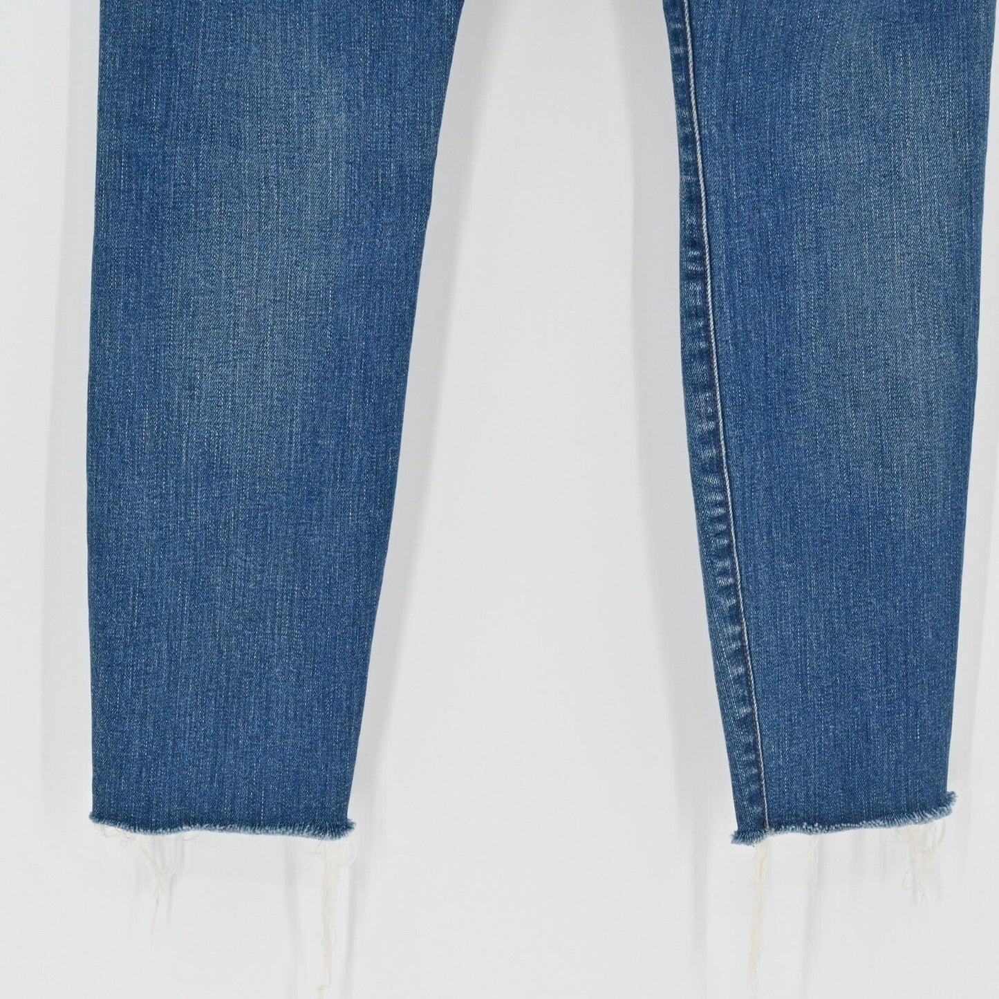 MADEWELL 9 High Rise Skinny Jeans Womens Size 27 Crop Stretch High Distressed