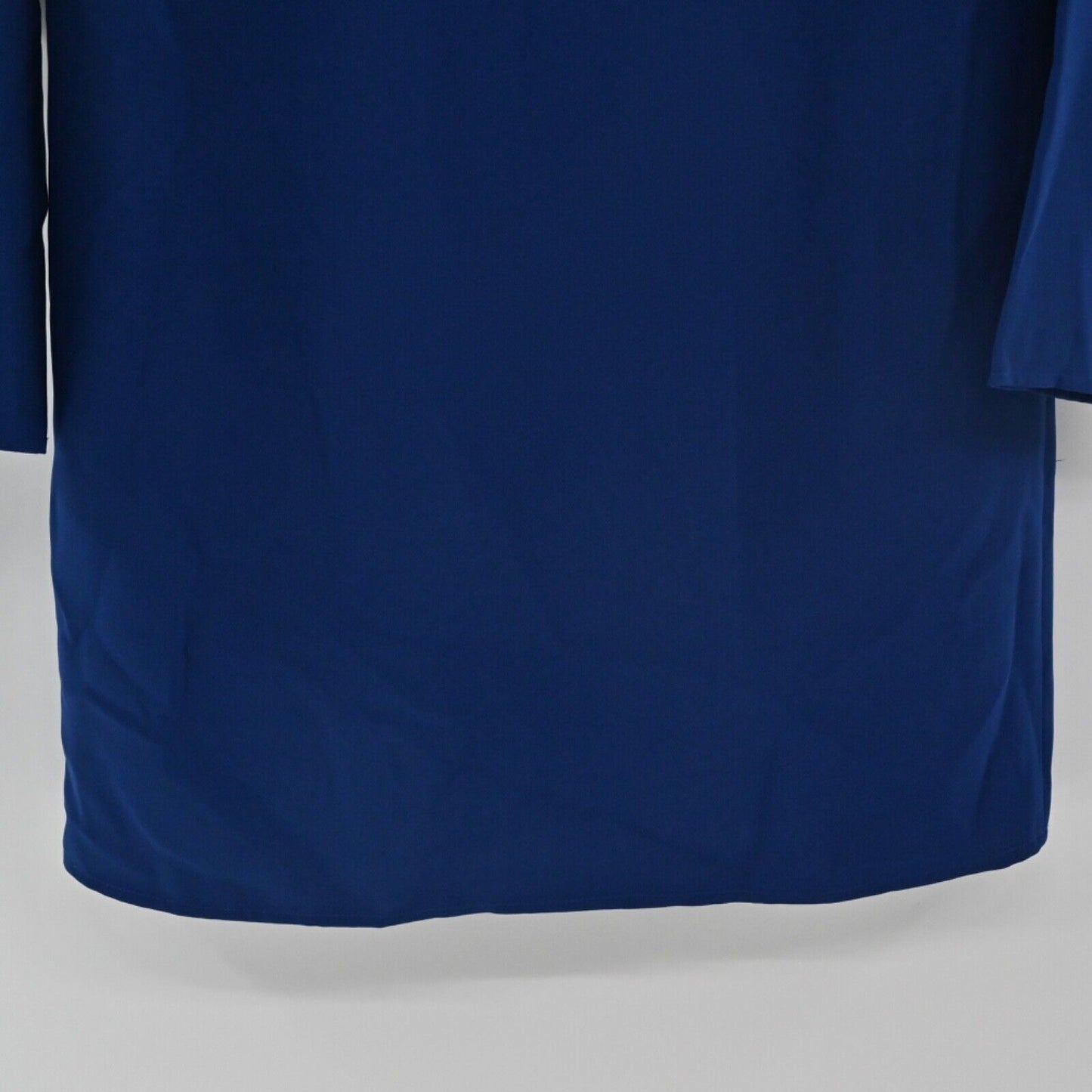 AMANDA UPRICHARD Dress Womens Sz XS Royal Blue Deep Vneck Long Sleeve Shift USA