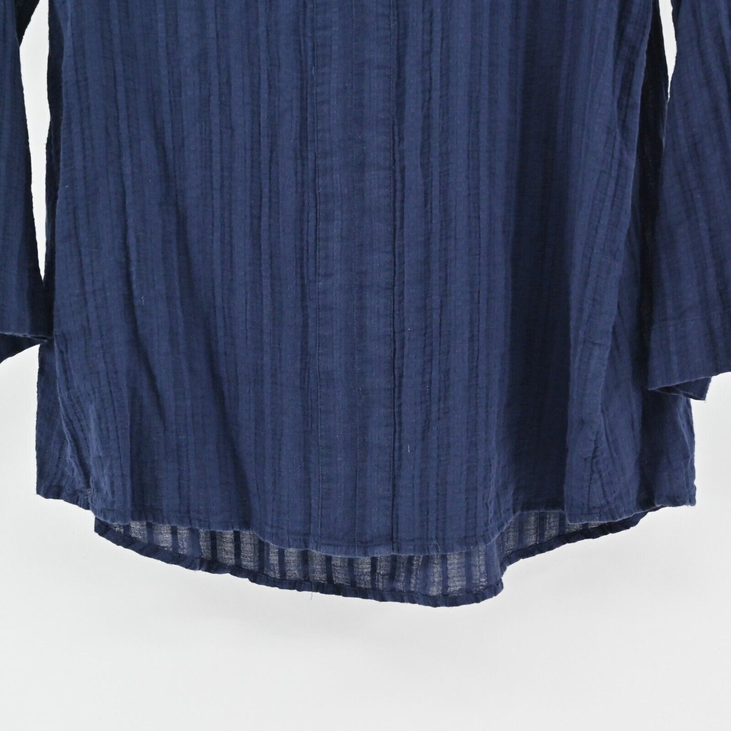 LILLY PULITZER Top Womens Size XS Nalani True Navy Swing Tunic Cotton Blouse