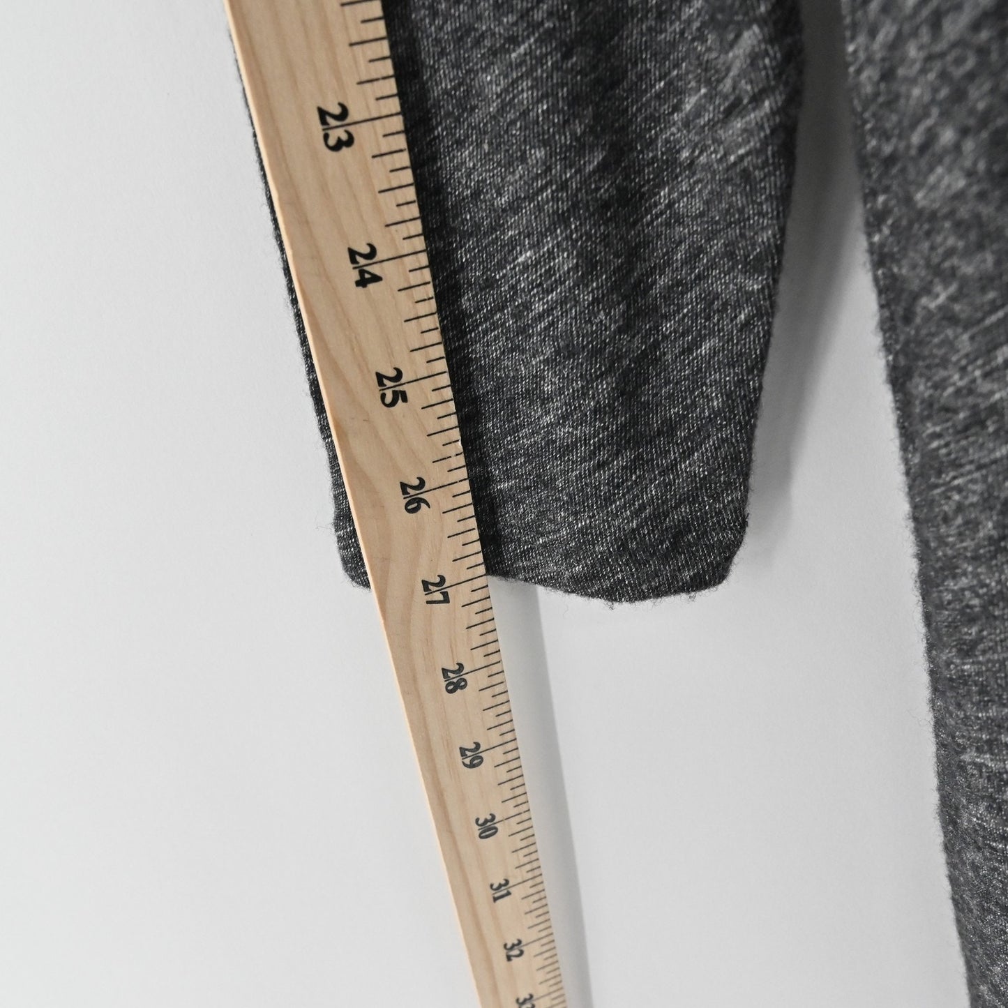 Eileen Fisher Womens Dress Size L Gray Organic Cotton Wool Lagenlook Long Sleeve