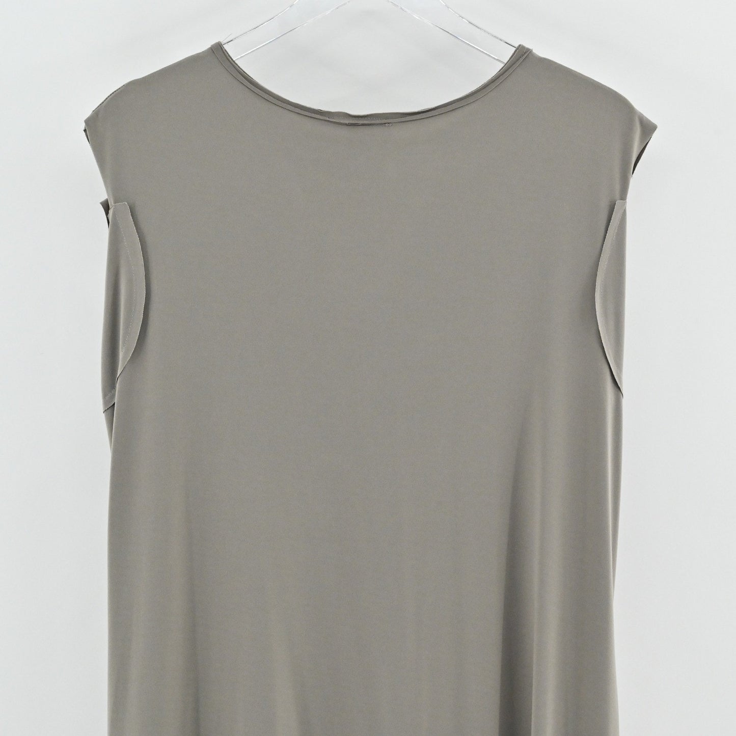 Planet Sleeveless Maxi Dress Size S/M Gray Minimalist Lagenlook Comfortable