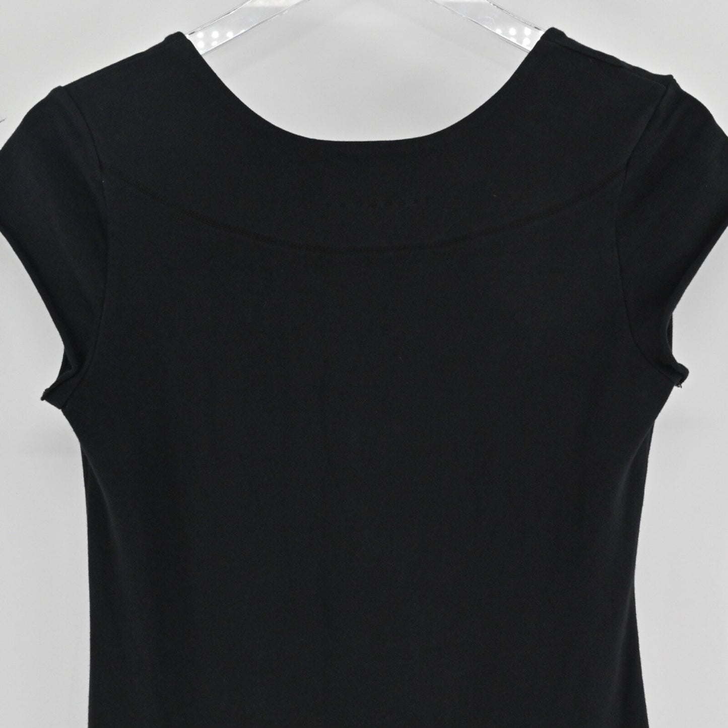 Vtg Y2k Womens Corset Pencil Dress Sz M Black Cotton Retro RAW EARTH WILD SKY