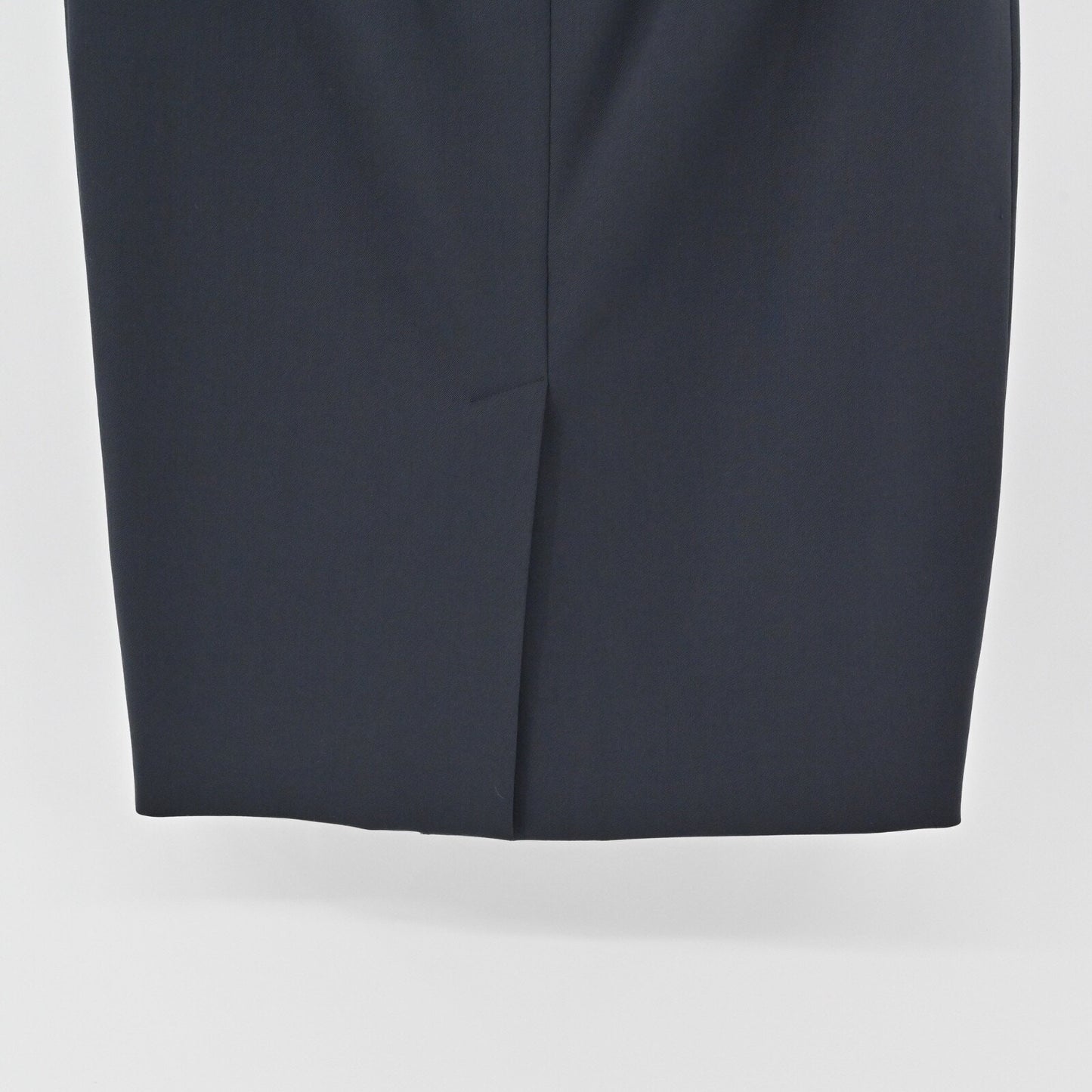 PESERICO SIGN Wool Skirt Size 46 Slate Blue Stretch Short Pencil Career Luxury