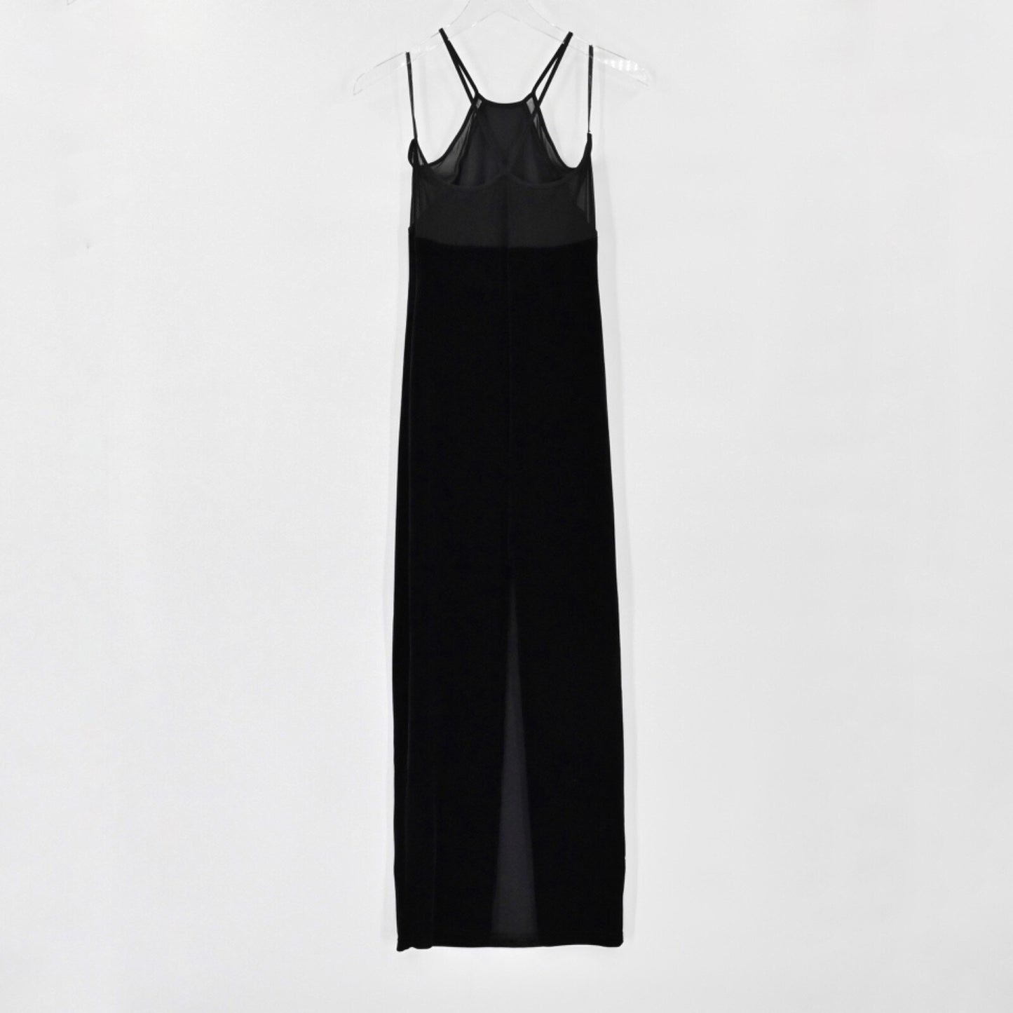 Vtg Y2k Velvet Gown Womens Sz M Black Halter Velour Whimigoth Fairygrunge Dress