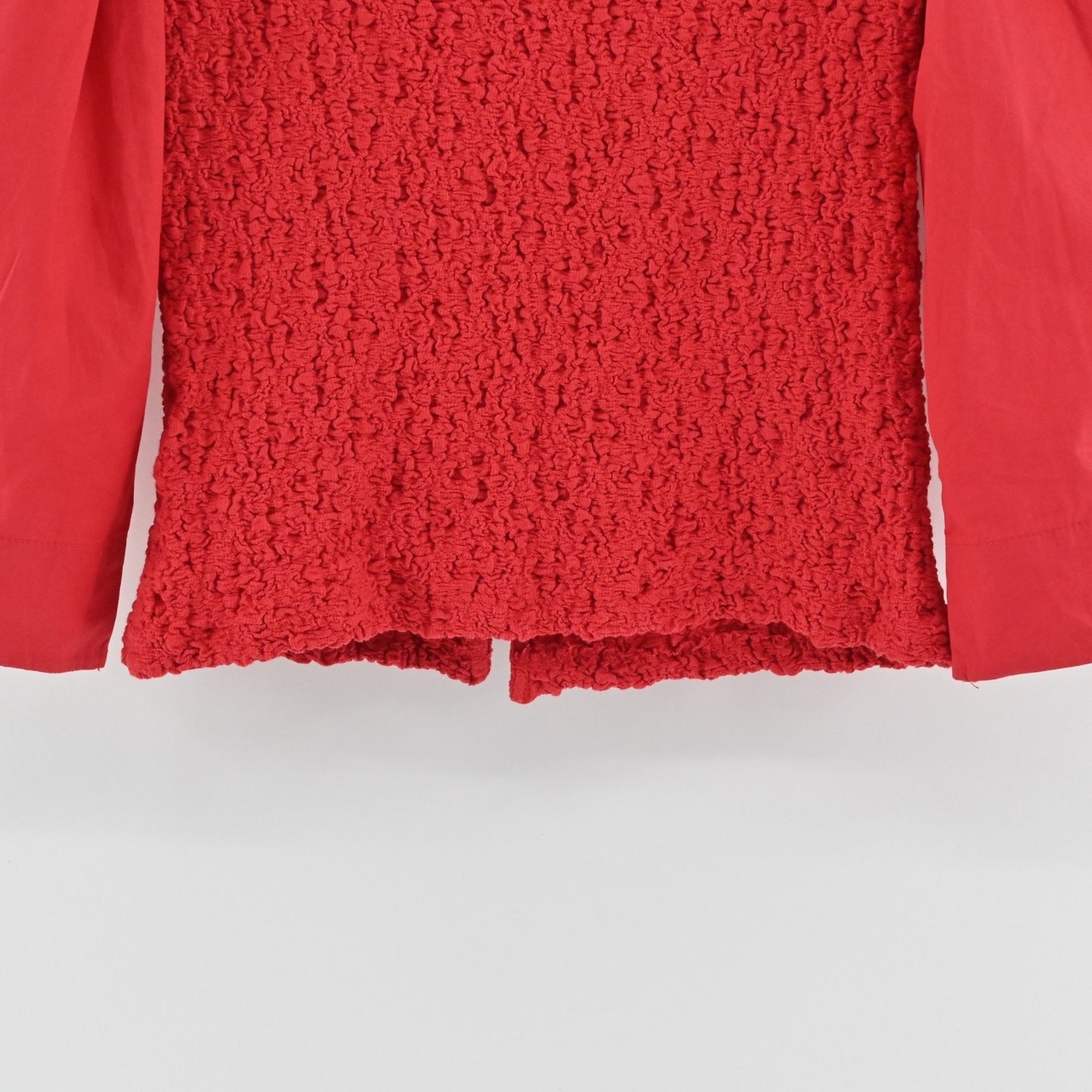 By Anthropologie Smocked Cardigan Size XS Red Button Up Puff Sleeve Top Boho