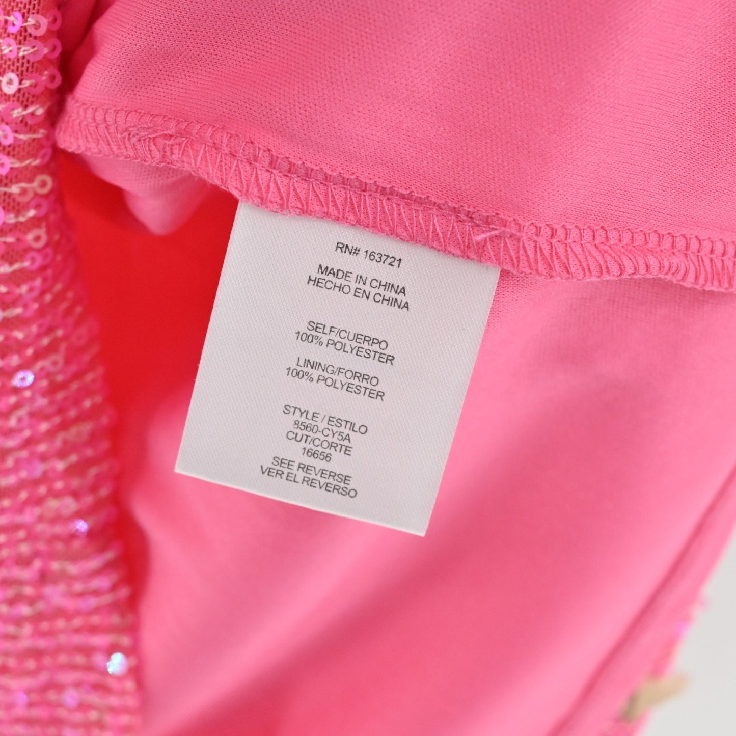 City Vibe Pink Sequin Dress Size 11 Sleeveless VNeck Mini Halter Sexy Barbie NEW