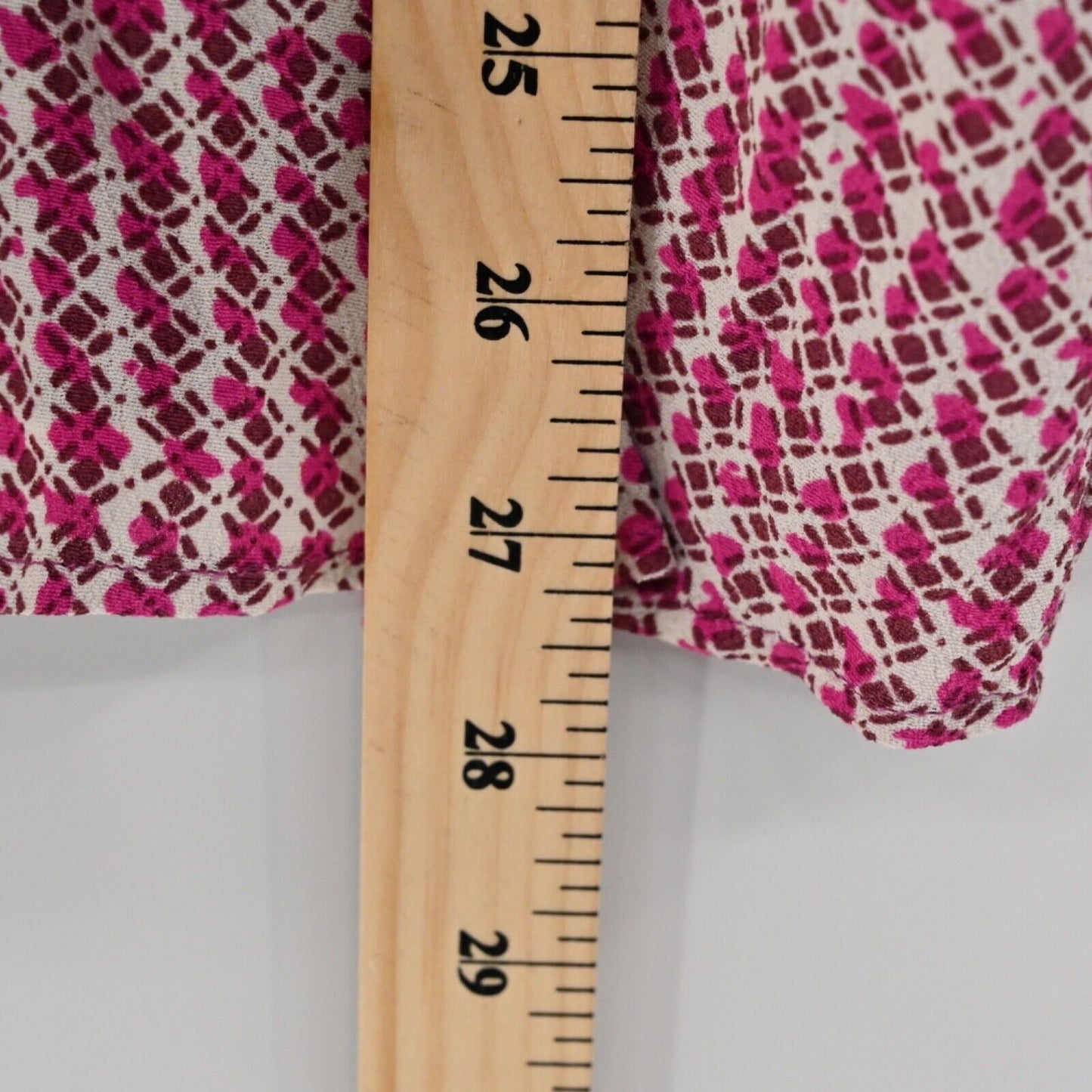 ANTHROPOLOGIE Top Womens Size 14 MAEVE Pink Retro Print Mica Halter Boho Beach