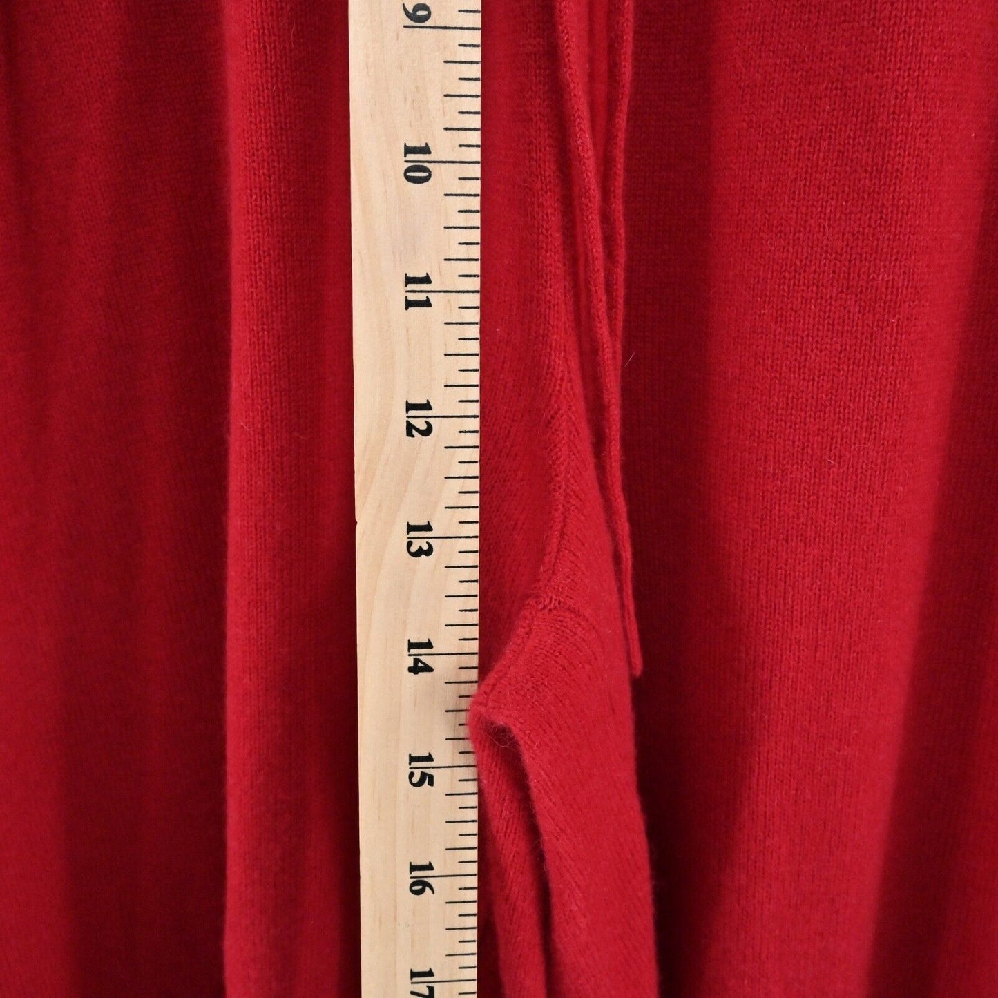 SUTTON STUDIO Pants Womens Size 3X Red Cashmere Knit Drawstring High Rise Lounge